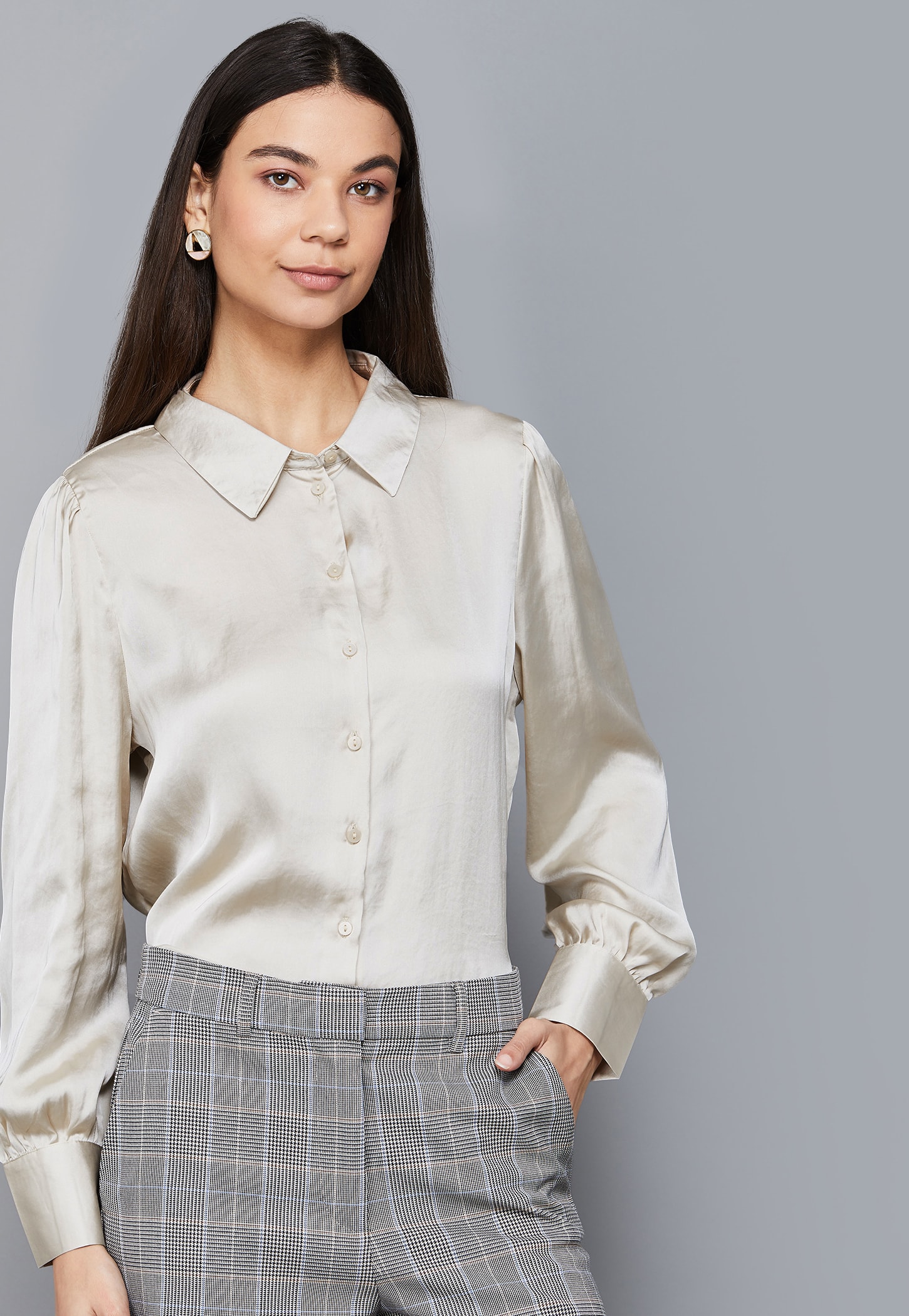 VERO MODA Solid Shirt-picture-25