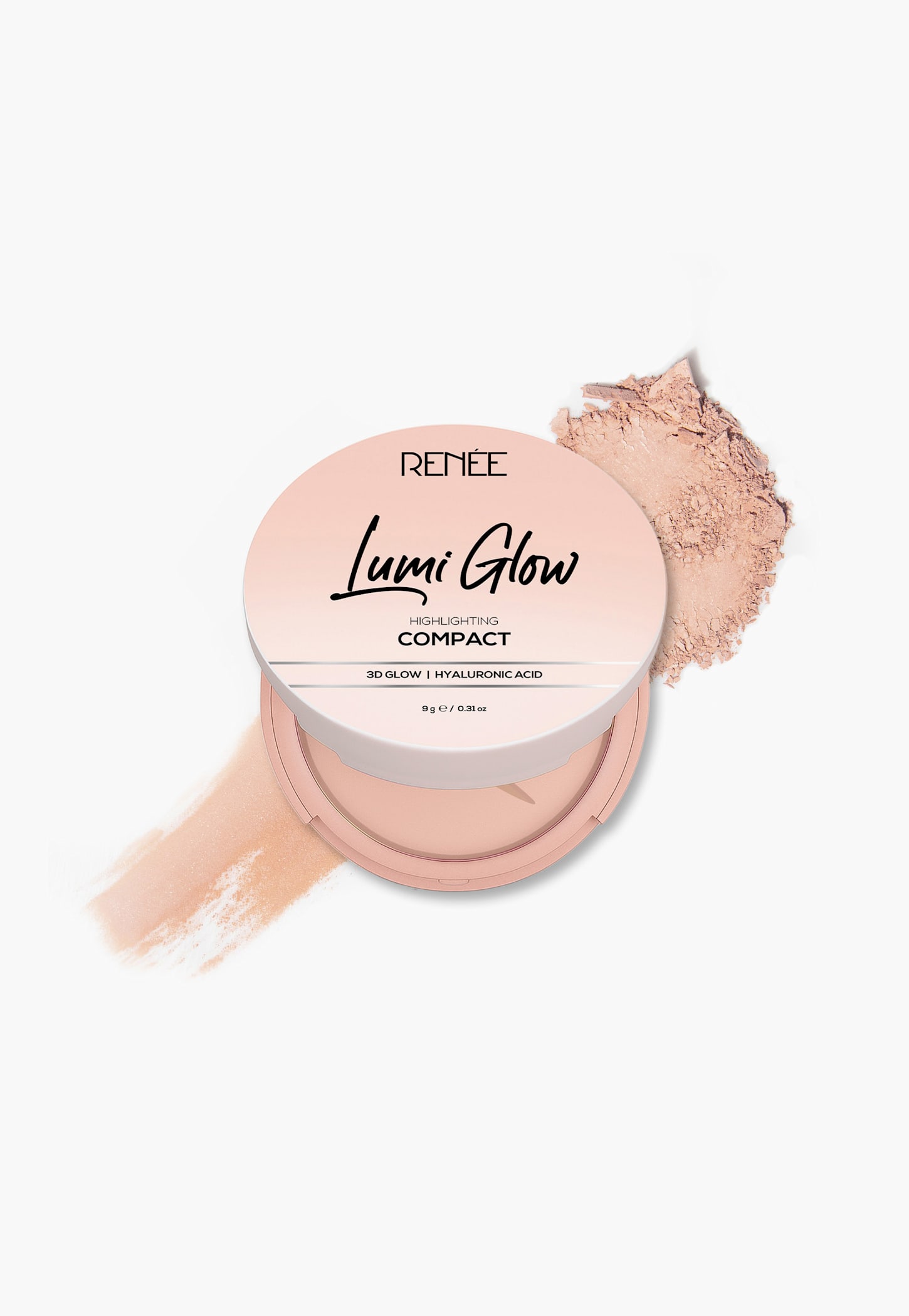RENEE Lumi Glow Highlighting Compact - 02 Satin Beige - 9g-picture-31