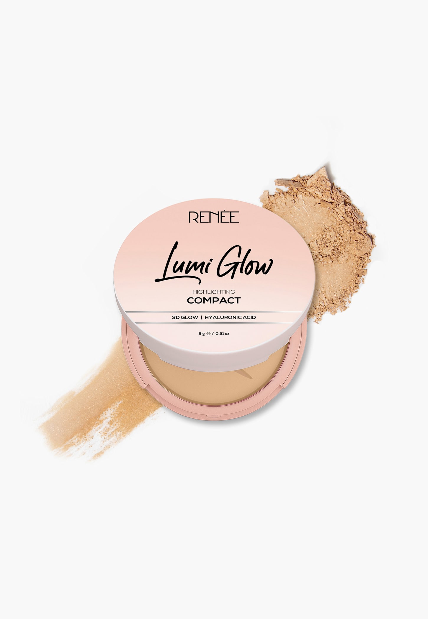 RENEE Lumi Glow Highlighting Compact - 03 Silk Tan - 9g-picture-35