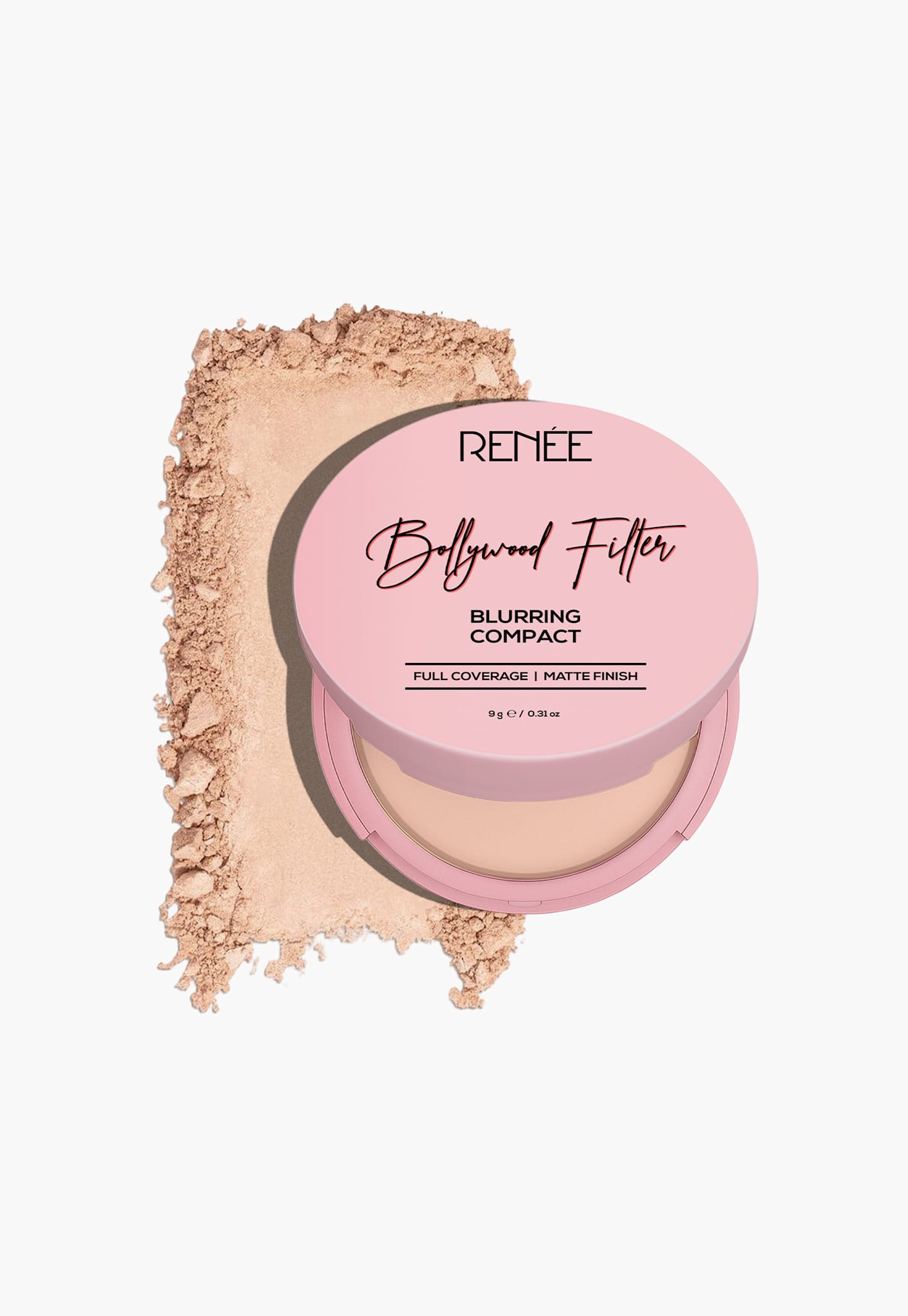 RENEE Bollywood Filter Blurring Compact - 02 Cashew Swirl - 9g-picture-18