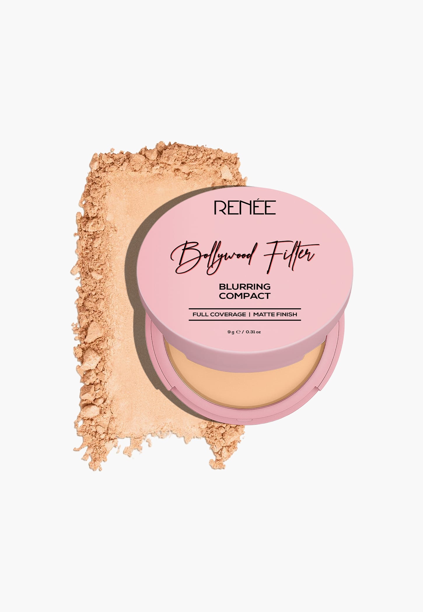 RENEE Bollywood Filter Blurring Compact - 03 Beige Blur - 9g-picture-56