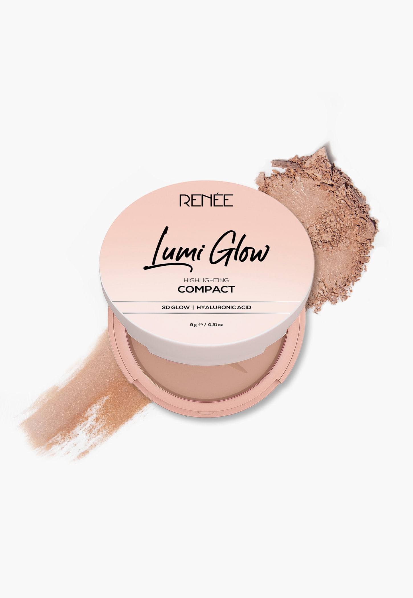 RENEE Lumi Glow Highlighting Compact - 06 Suede Caramel - 9g-picture-43