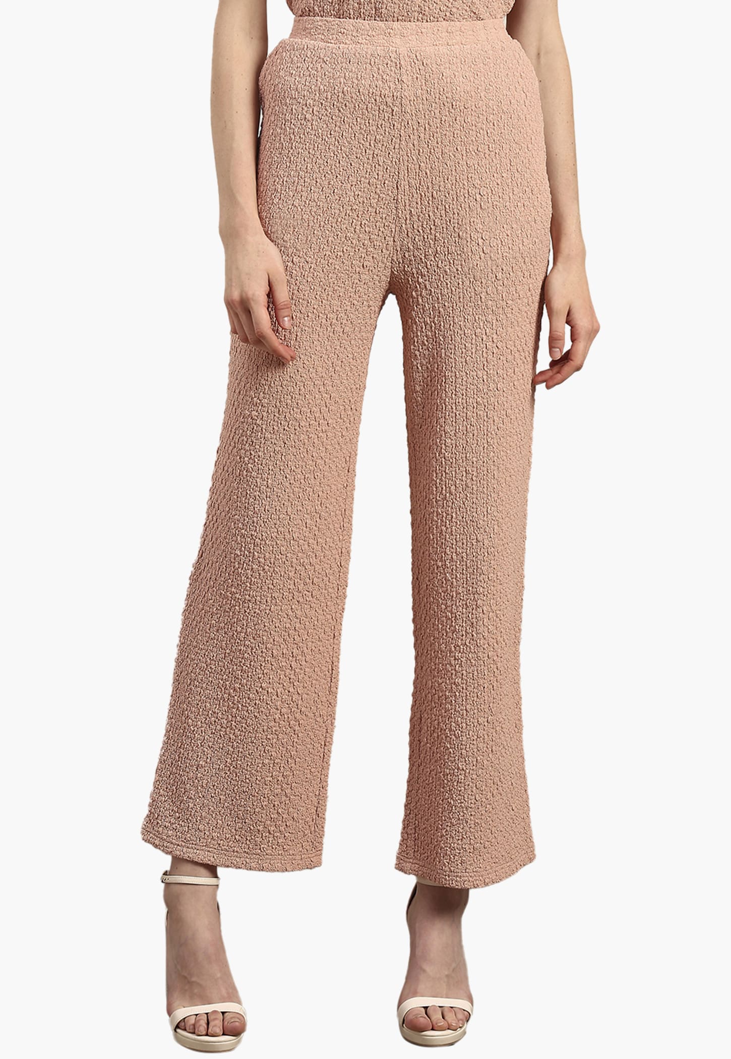 VERO MODA Textured Wide-Leg Trousers-picture-12