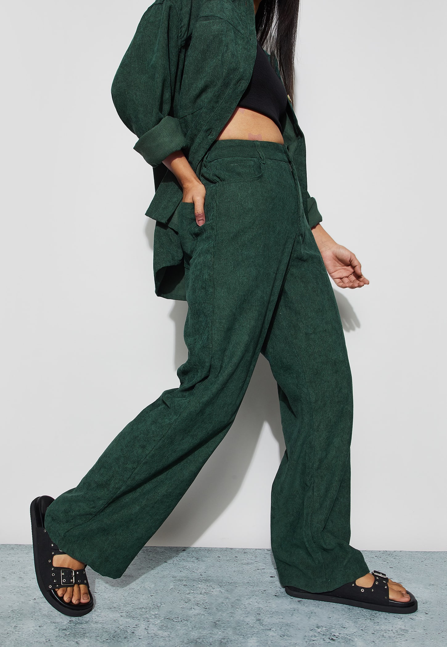 GINGER Corduroy Wide Leg Trousers-picture-54