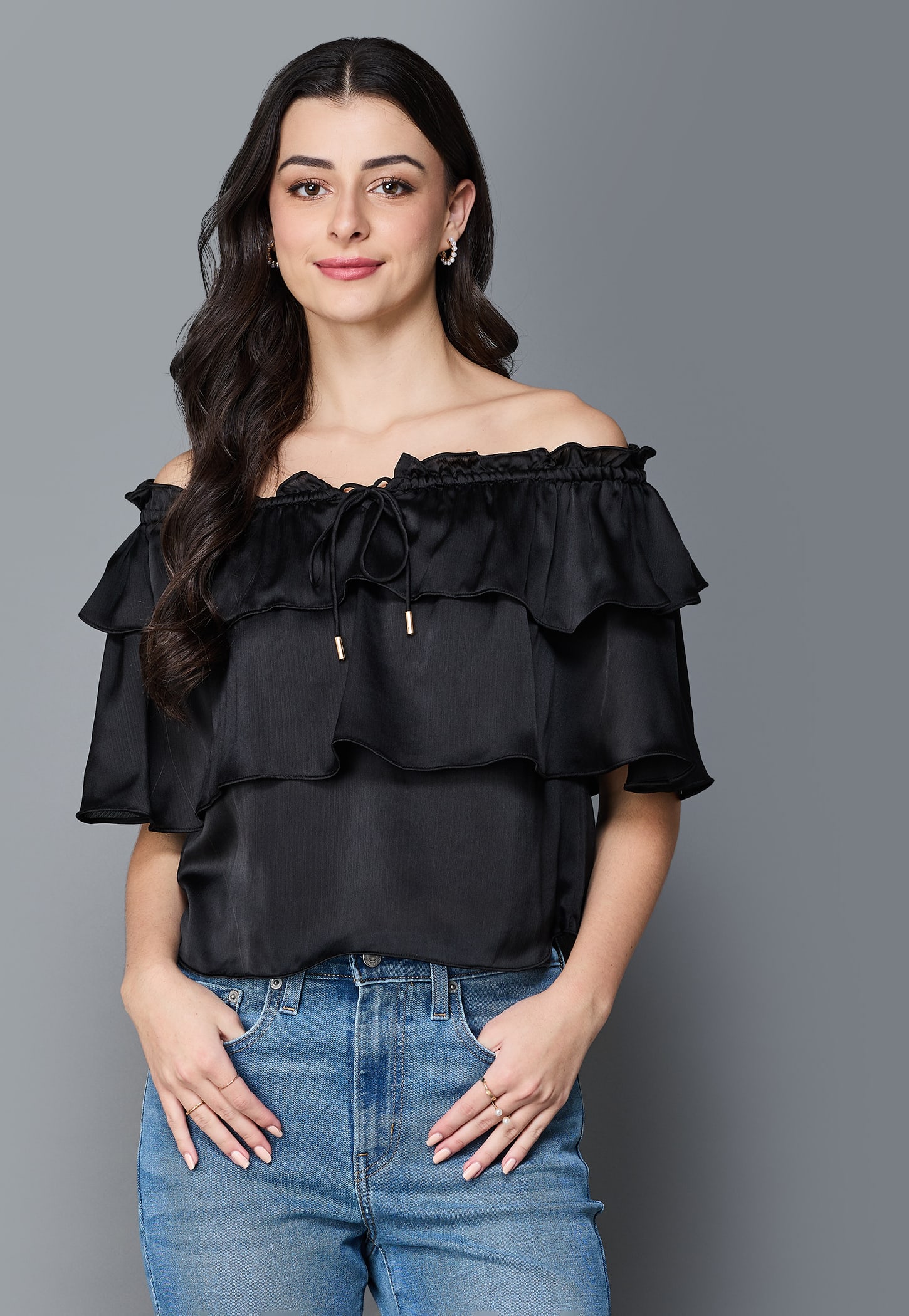 AND Off-Shoulder Layered Top-picture-21