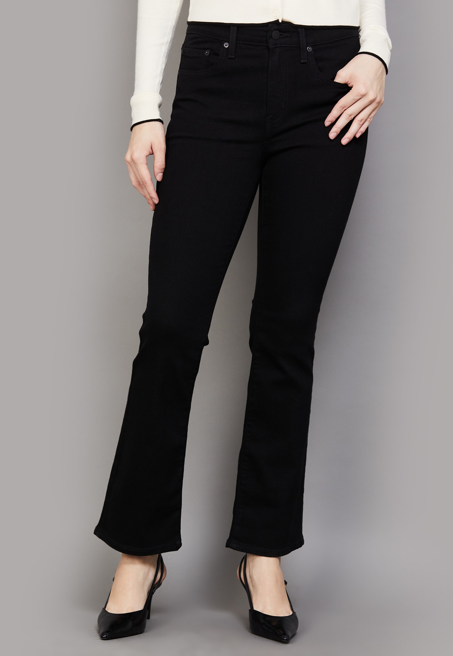 LEVI'S Solid Bootcut Jeans-picture-25