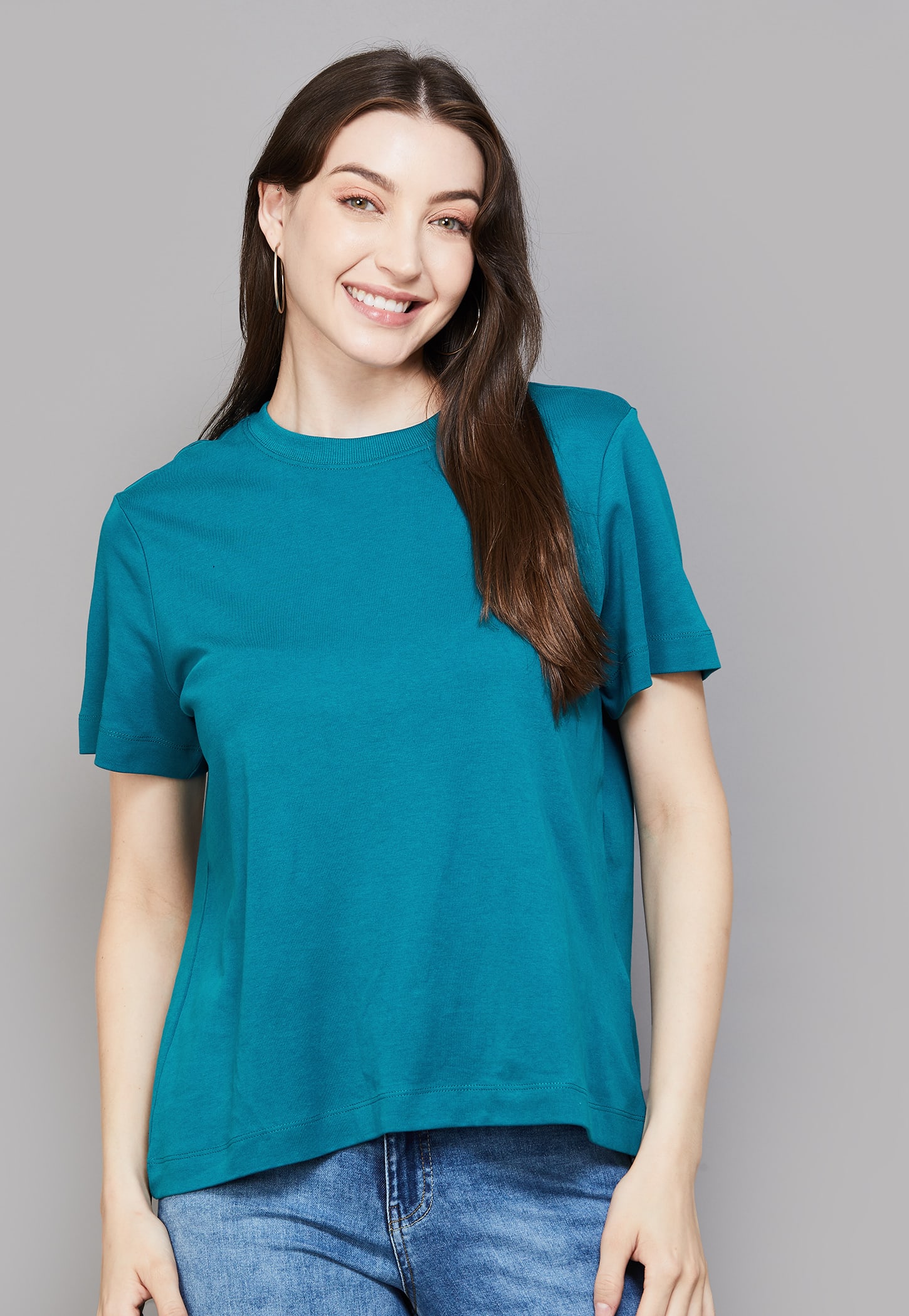 VERO MODA Solid T-shirt-picture-42