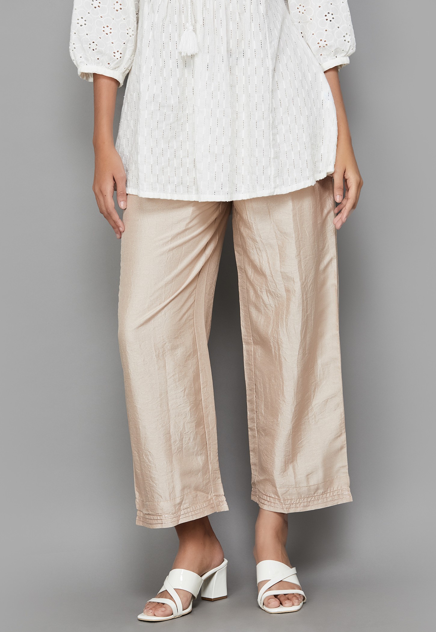 BIBA Solid Palazzos-picture-22