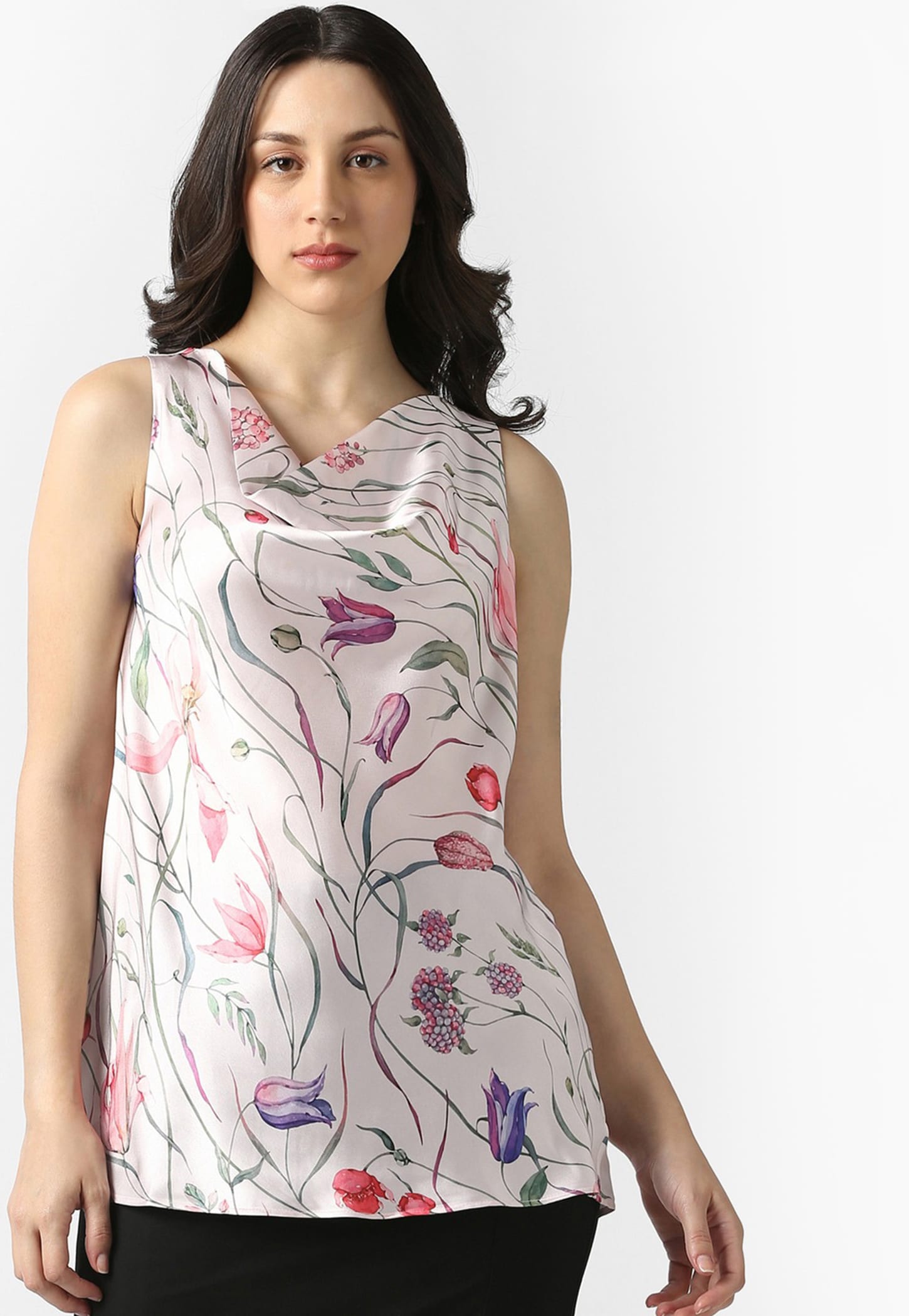VAN HEUSEN Floral Print Cowl Neck Top-picture-16
