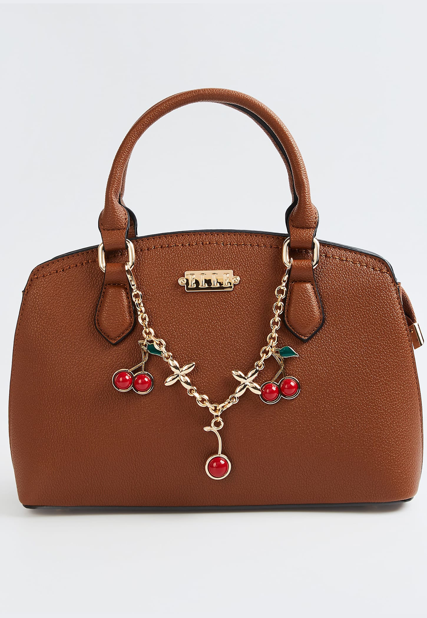 ELLE Handheld Bag with Cherry Charm-image-8