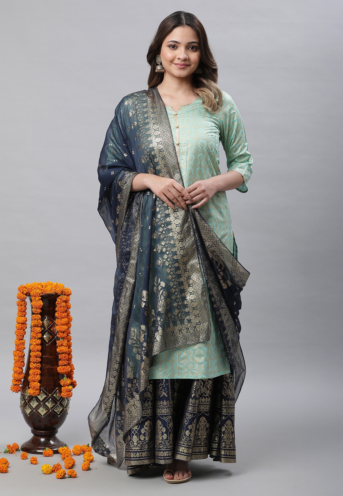 AURELIA Woven Design Dupatta-picture-50