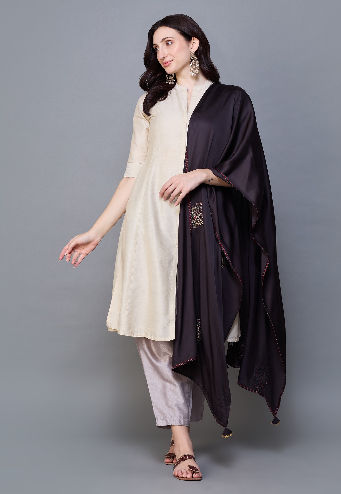 W Embroidered Dupatta-image-9