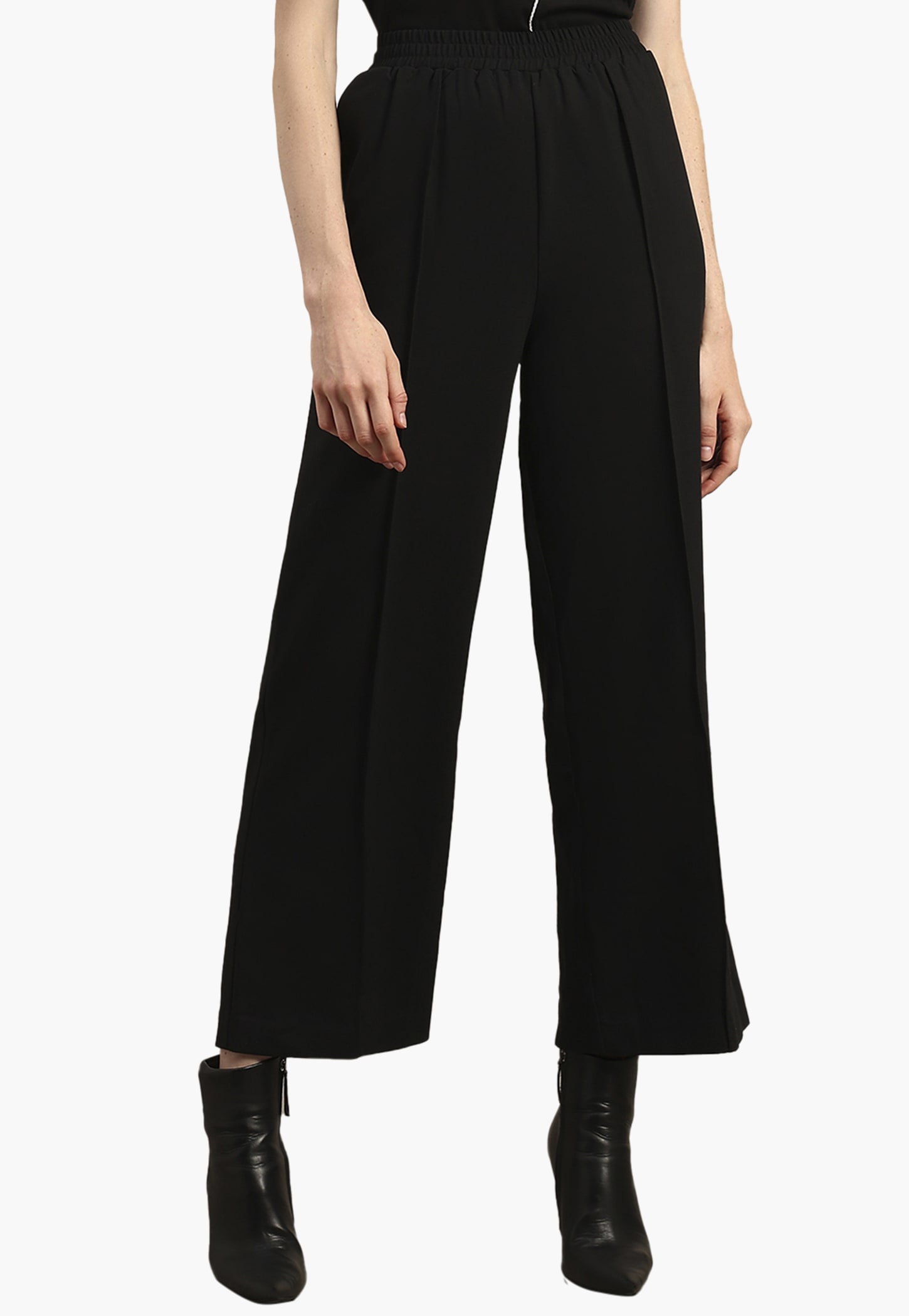 VERO MODA Pintuck Wide-Leg Trousers-picture-33