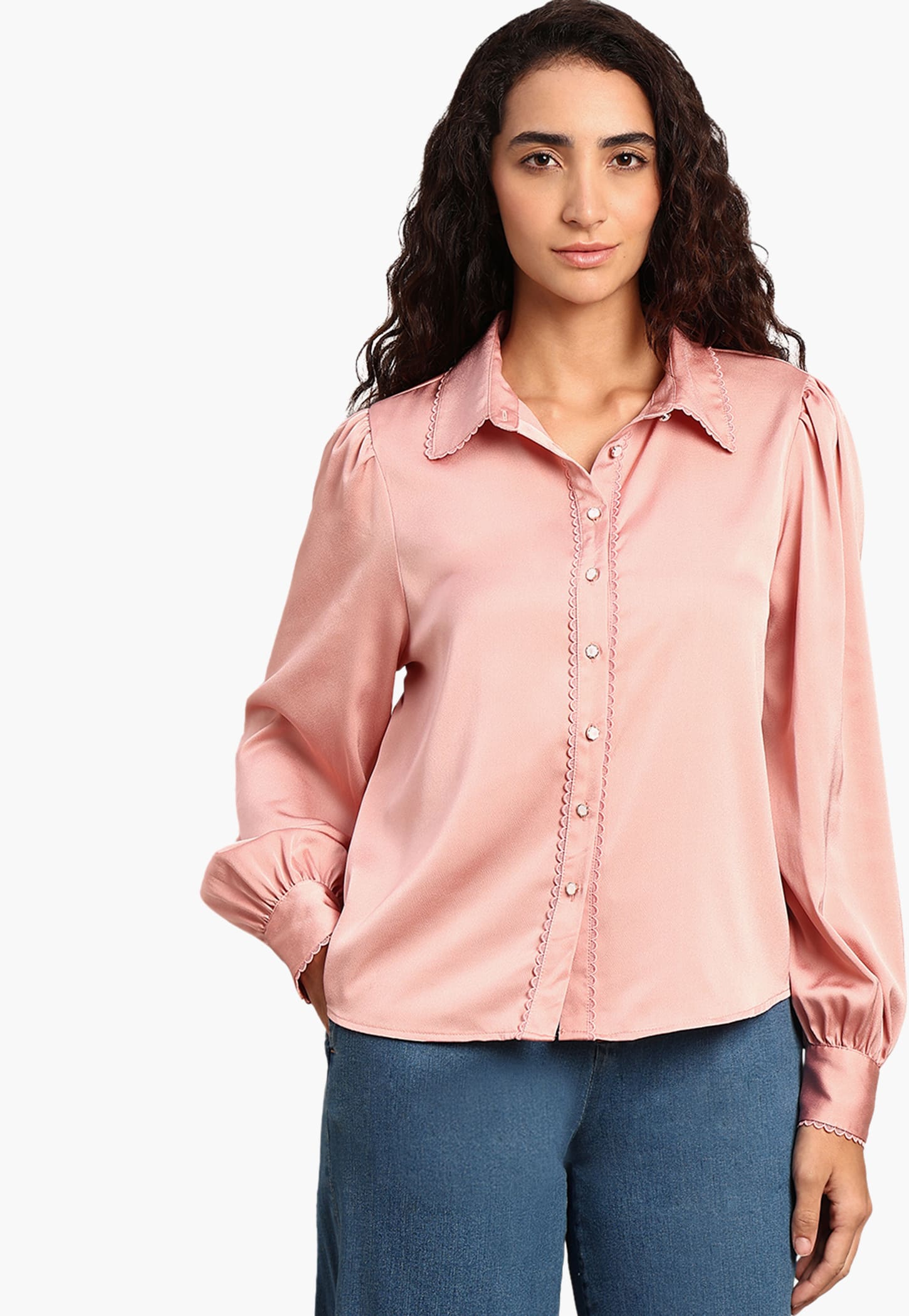 VERO MODA Solid Full Sleeves Shirt-picture-31