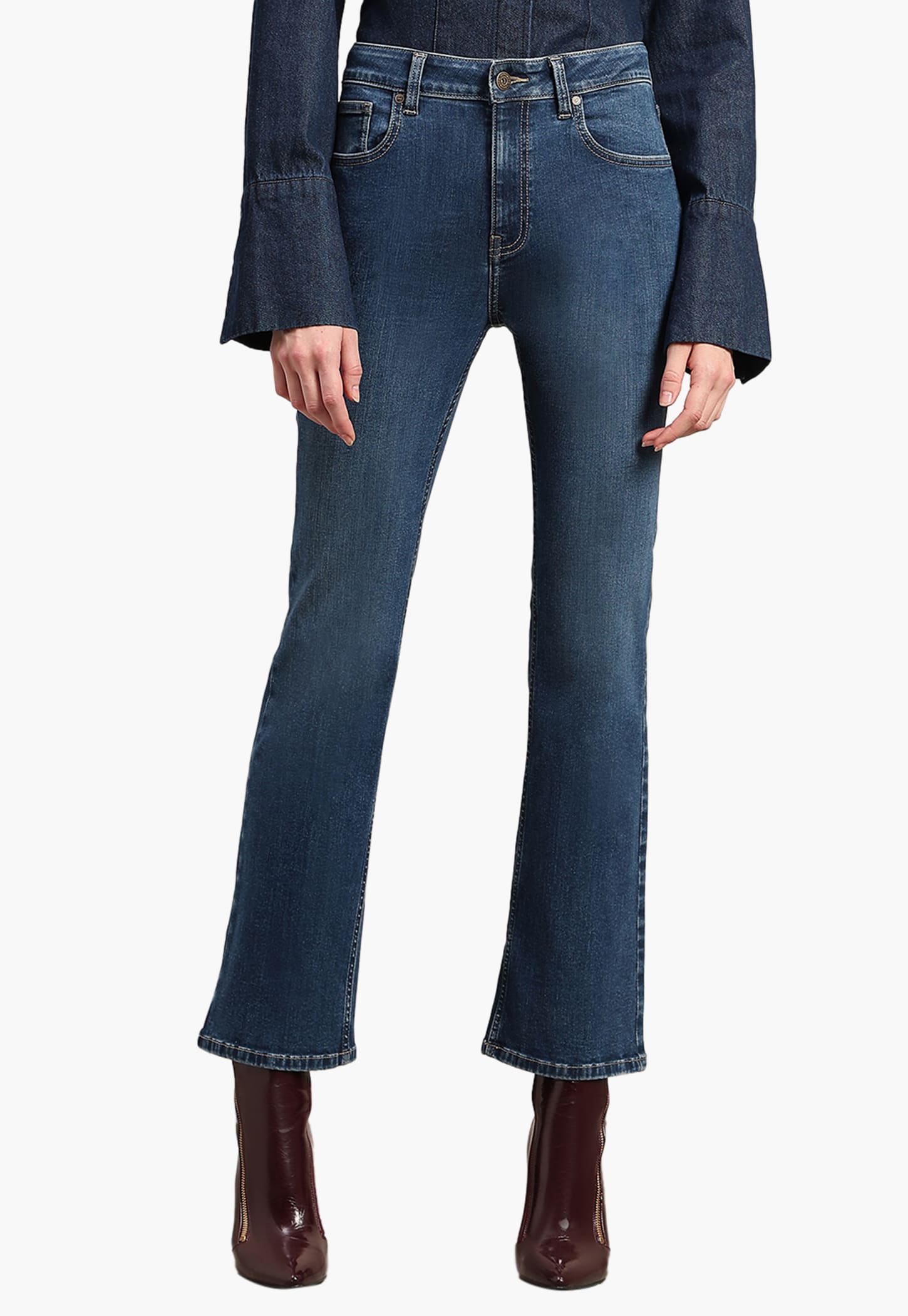 VERO MODA Stonewashed Bootcut Jeans-picture-50