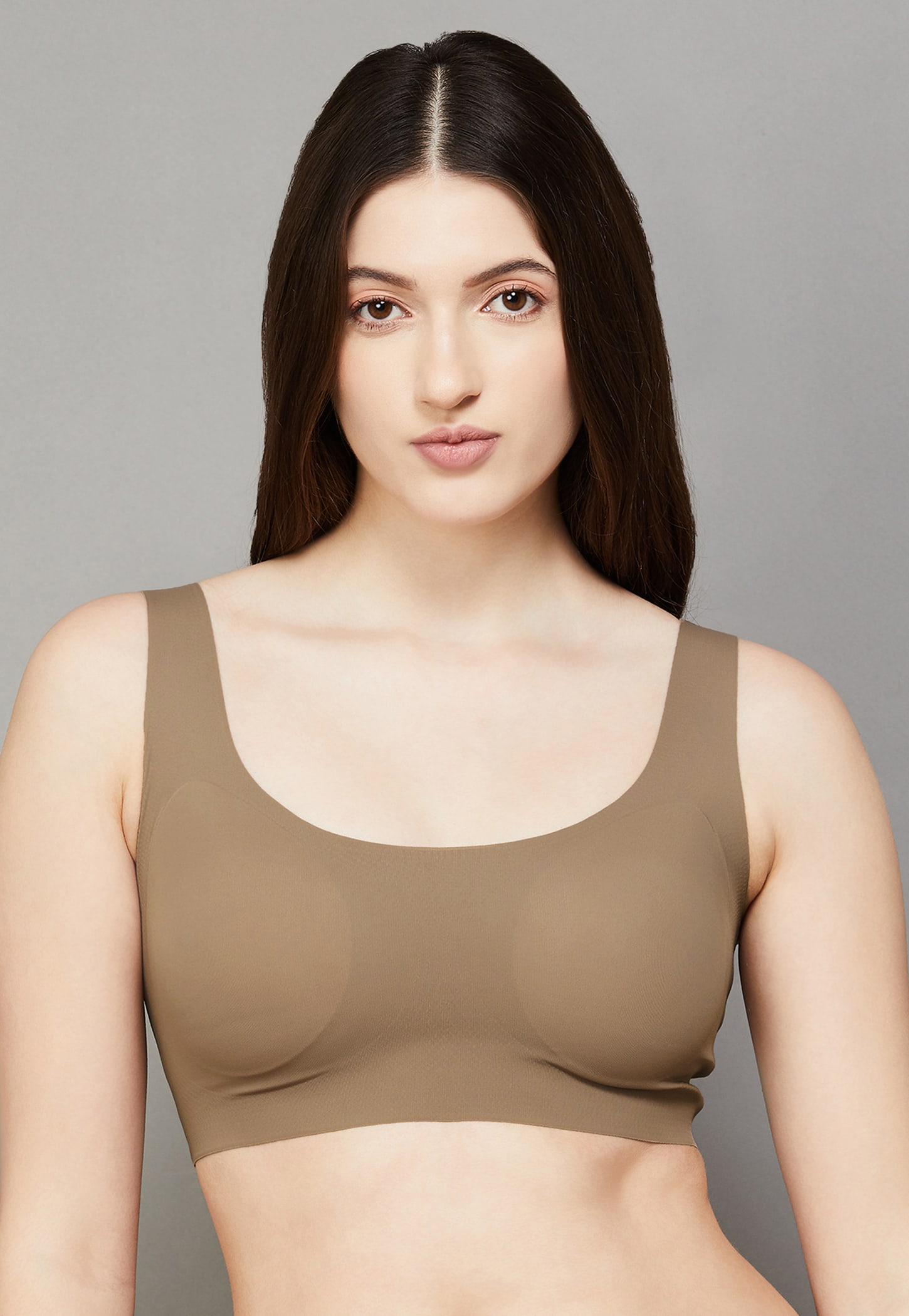 JOCKEY Solid Padded Non-Wired Sports Bra-picture-18