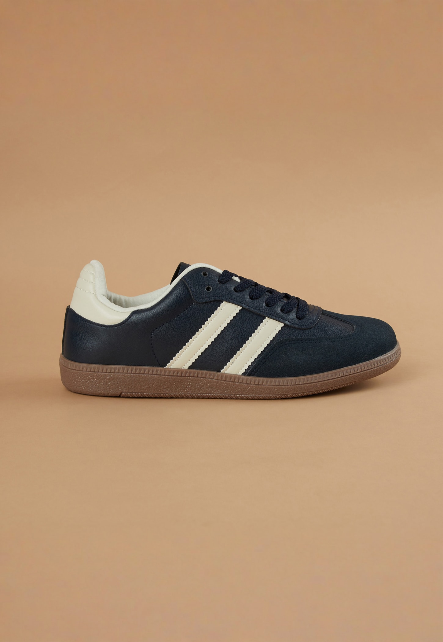 GINGER Striped Lace-Up Sneakers-picture-30