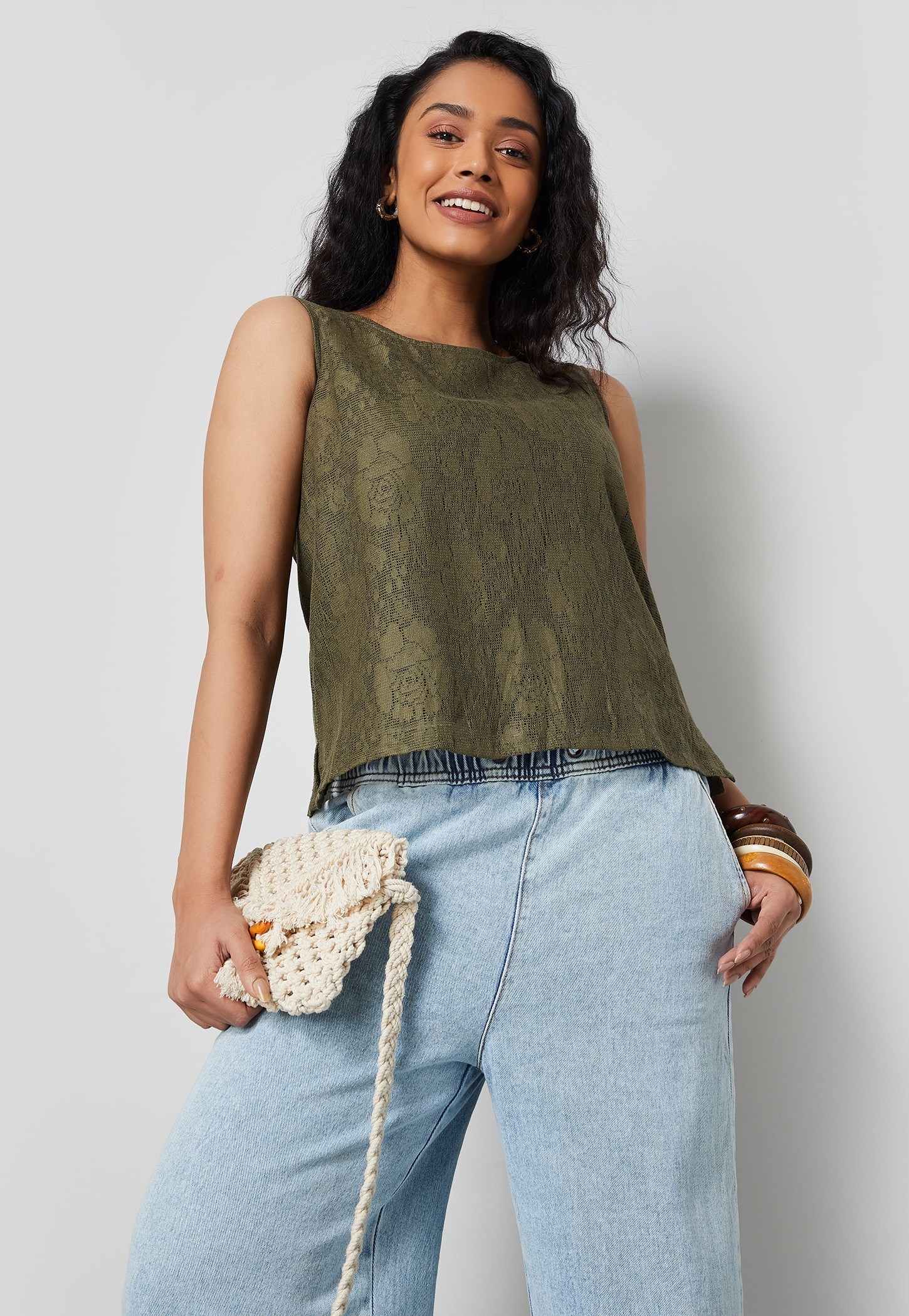 COLOUR ME Floral Lace Top-picture-45