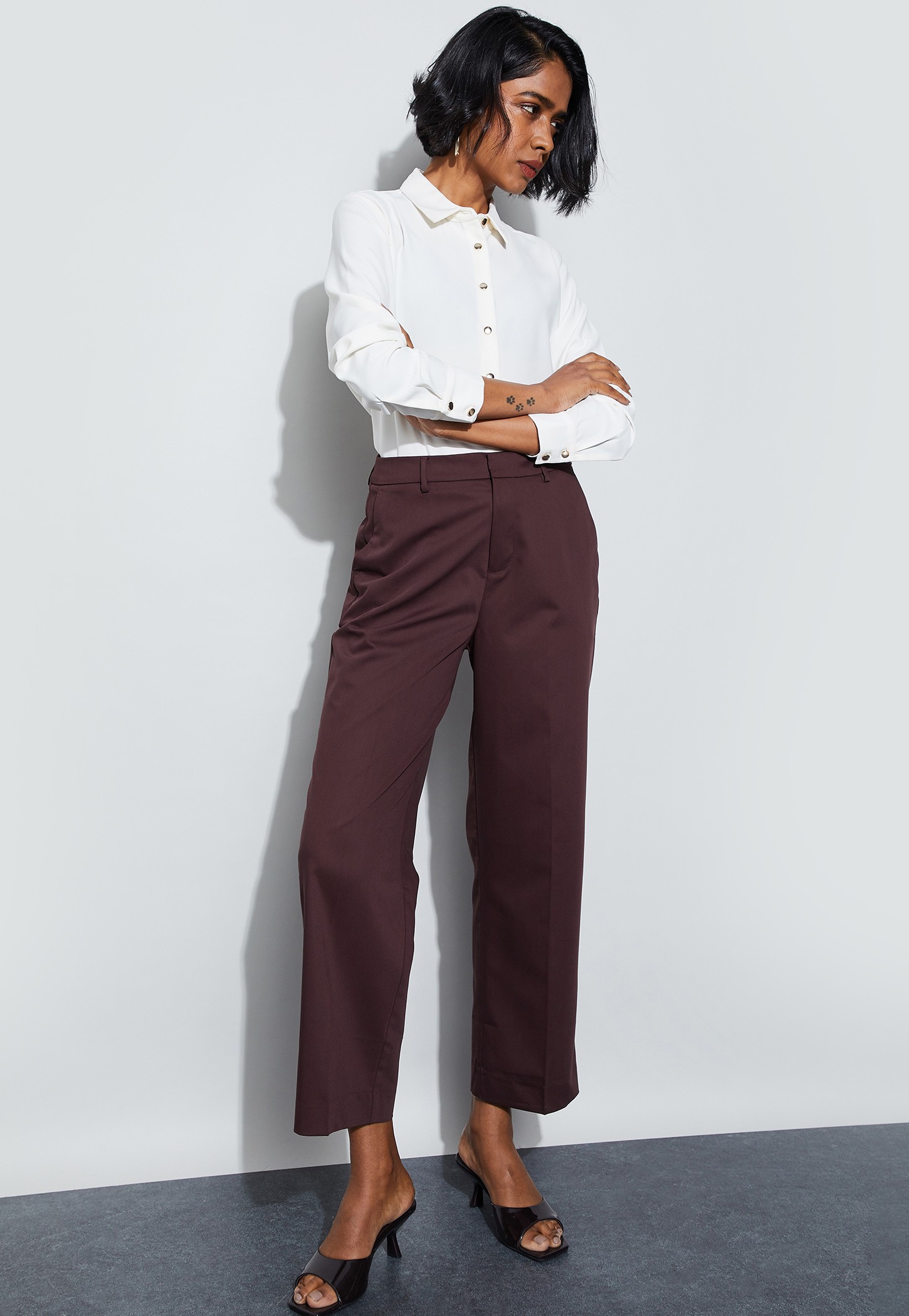 CODE CLASSIC Formal Flat Front Trousers-picture-19