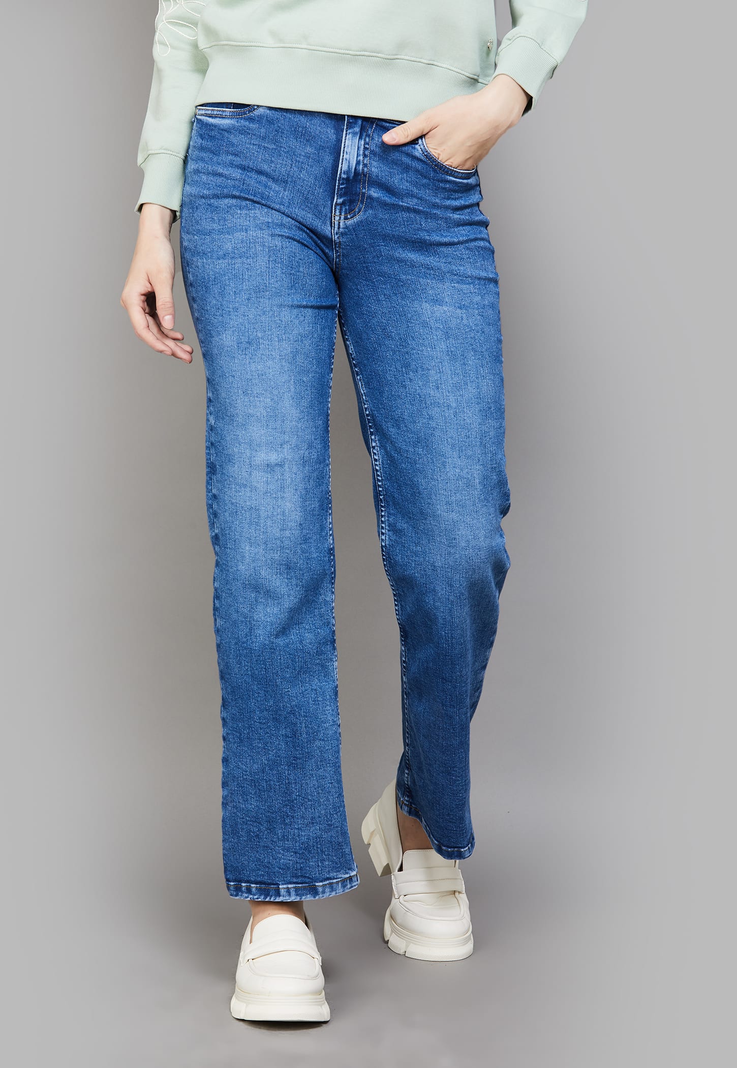 KRAUS Stonewashed Straight Fit Jeans-picture-36