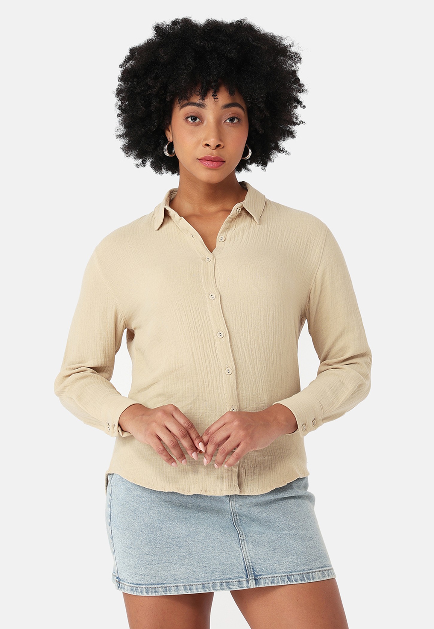 KRAUS Textured Oversized Shirt-picture-42
