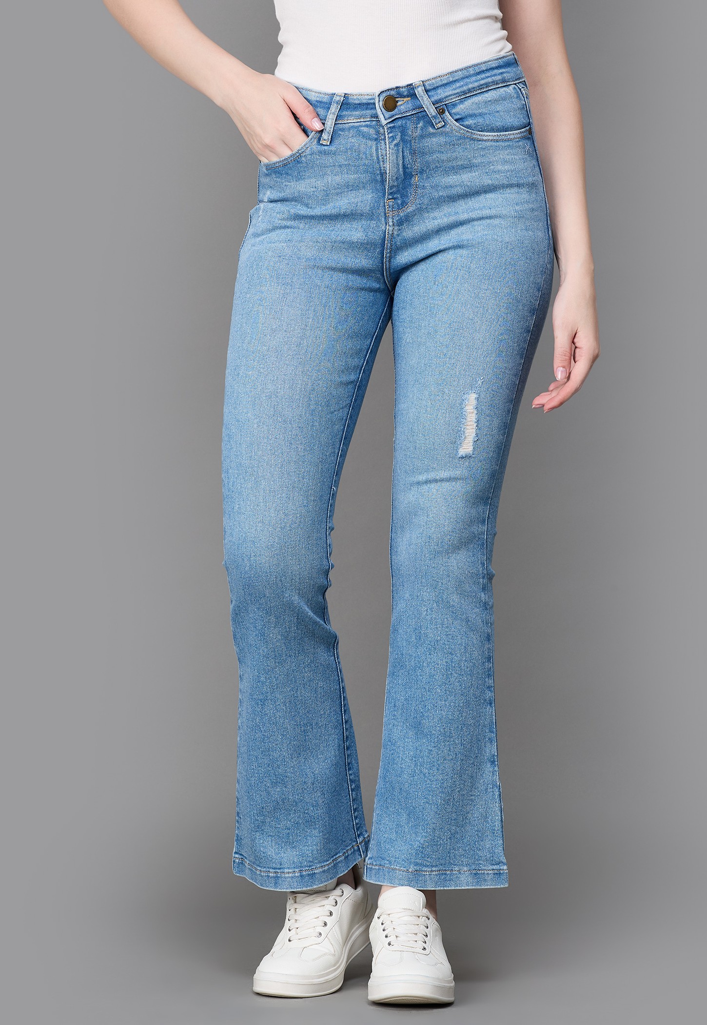 XPOSE Washed Bootcut Jeans-picture-21