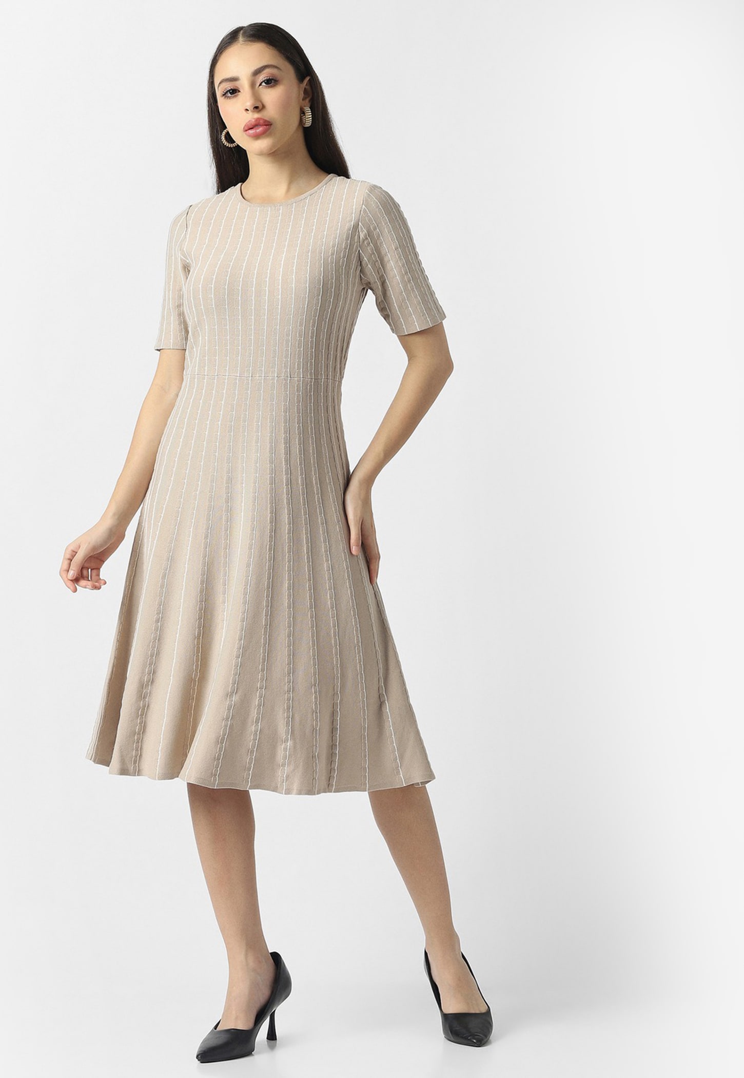 VAN HEUSEN Cableknit A-Line Dress-picture-41