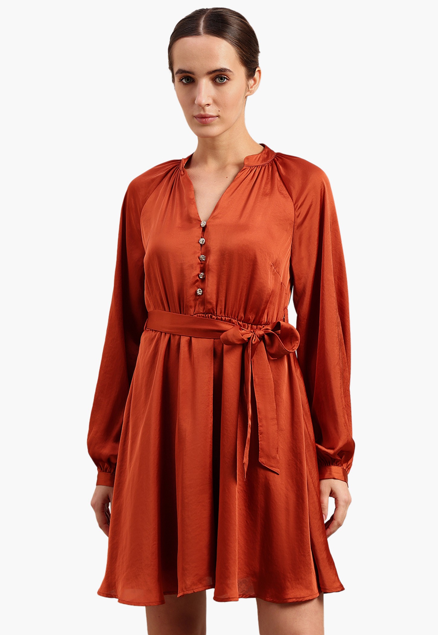 VERO MODA Solid A-line Dress-picture-32