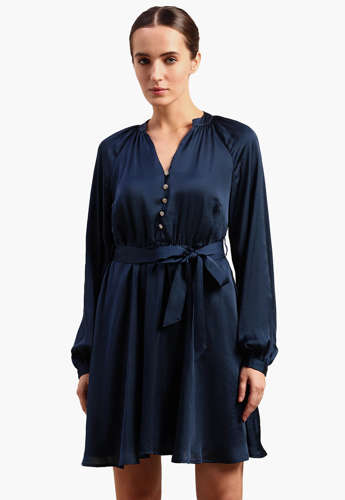 VERO MODA Solid A-Line Mini Dress-picture-32