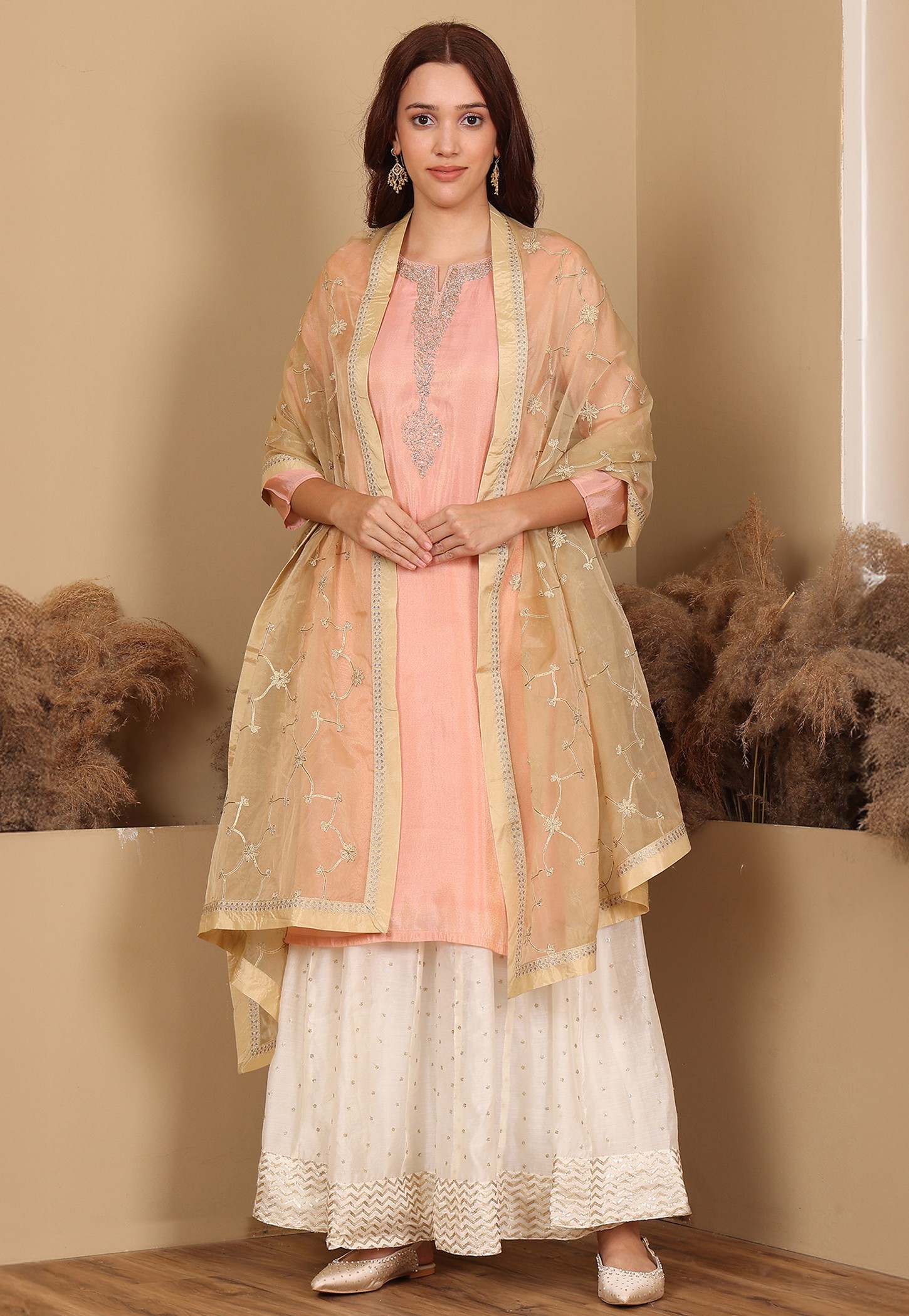 W Gota Patti Embroidered Dupatta-picture-48