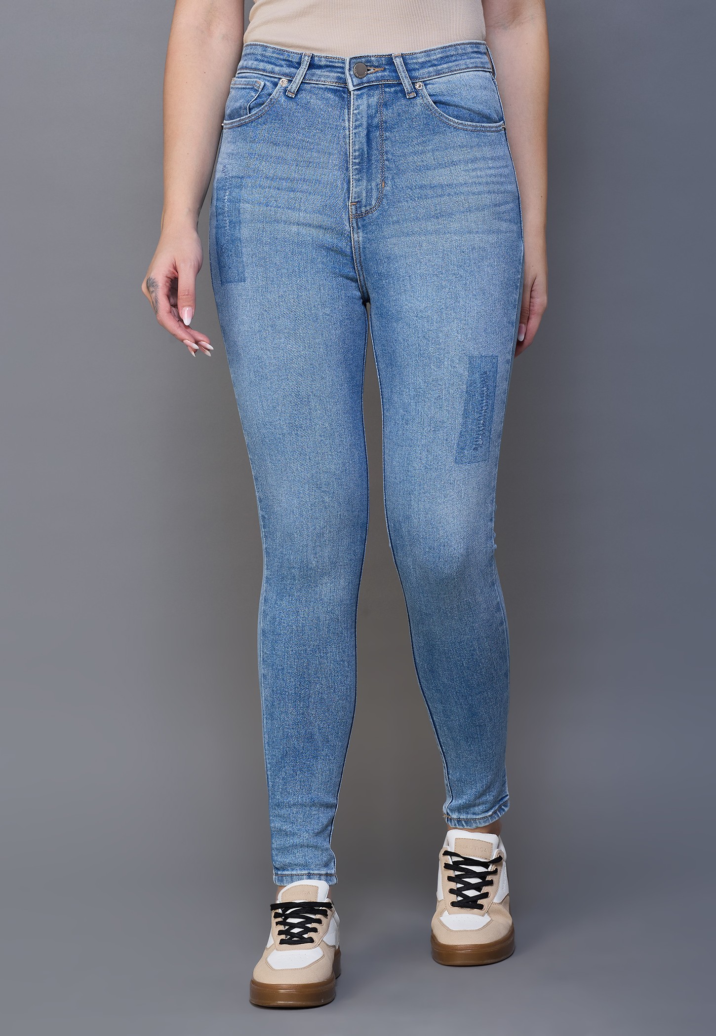 XPOSE Stonewashed Slim Fit Jeans-picture-23