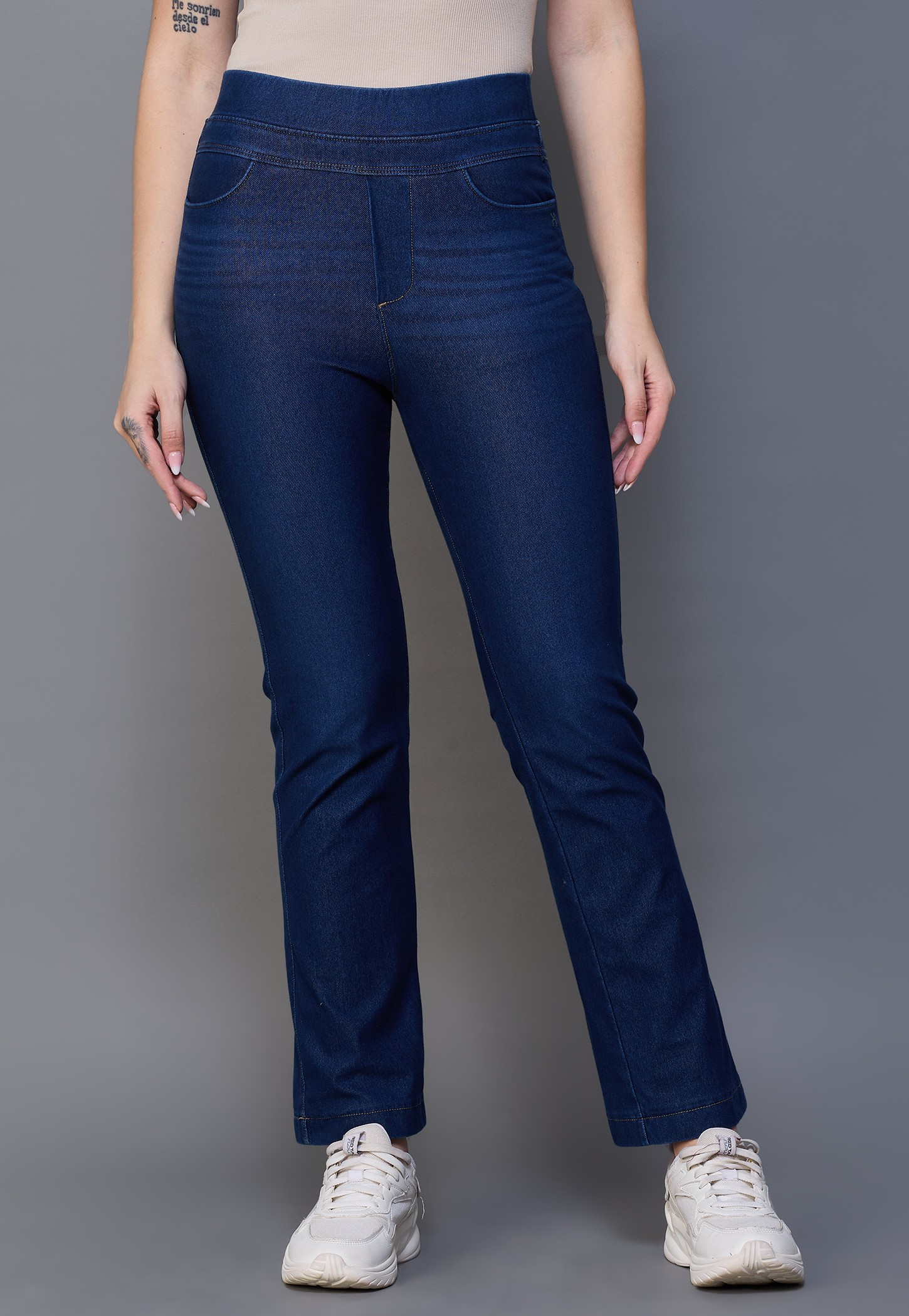 XPOSE Whiskered Straight Fit Jeggings-picture-43