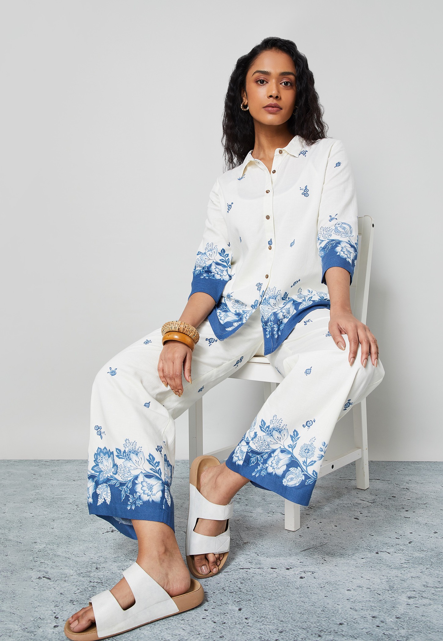 COLOUR ME Floral Print Shirt Style Top-picture-33