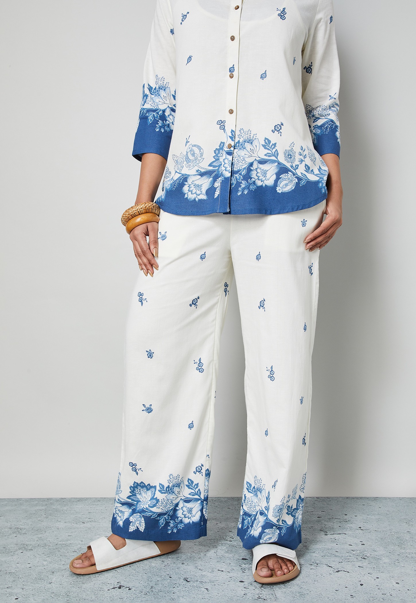 COLOUR ME Floral Print Palazzos-picture-15