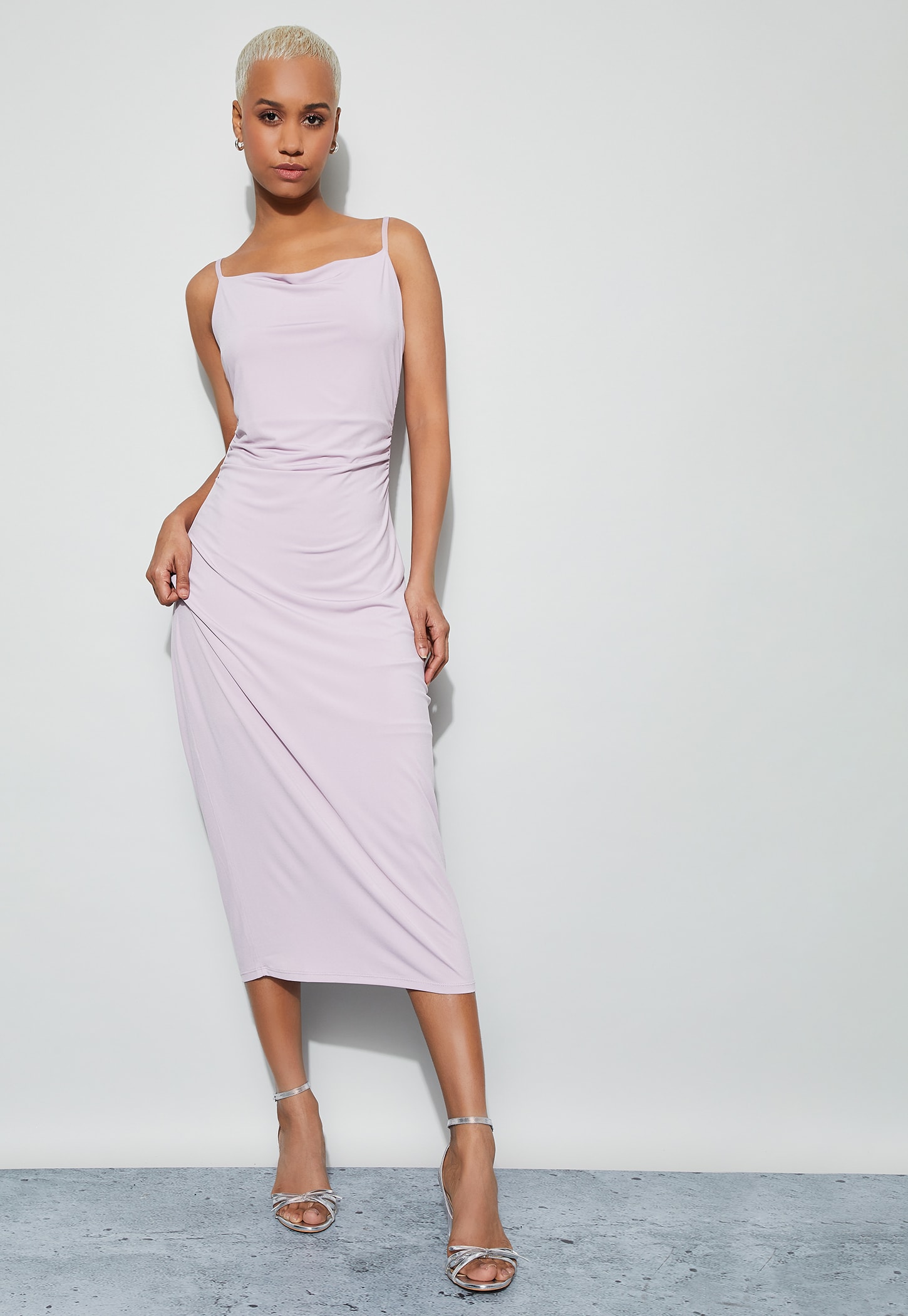 GINGER Ruched Bodycon Dress-picture-45