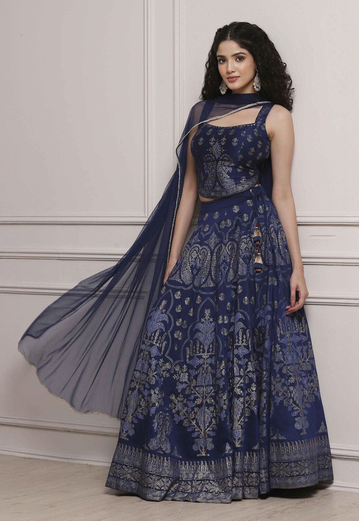 BIBA Printed Lehenga Set-image-11