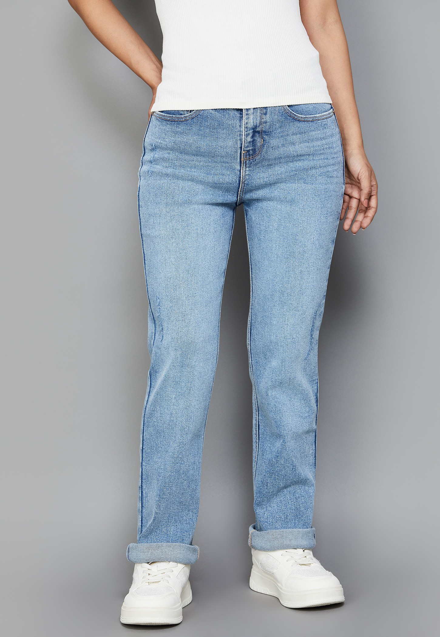 XPOSE Washed Bootcut Jeans-picture-10