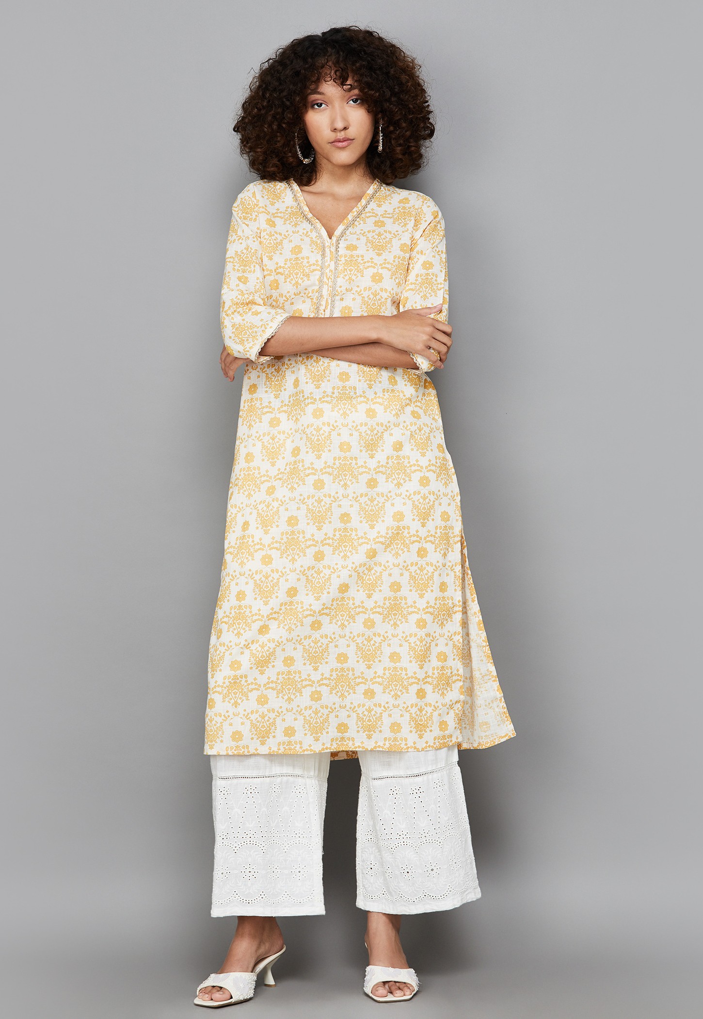 W Printed Straight Kurta-image-37