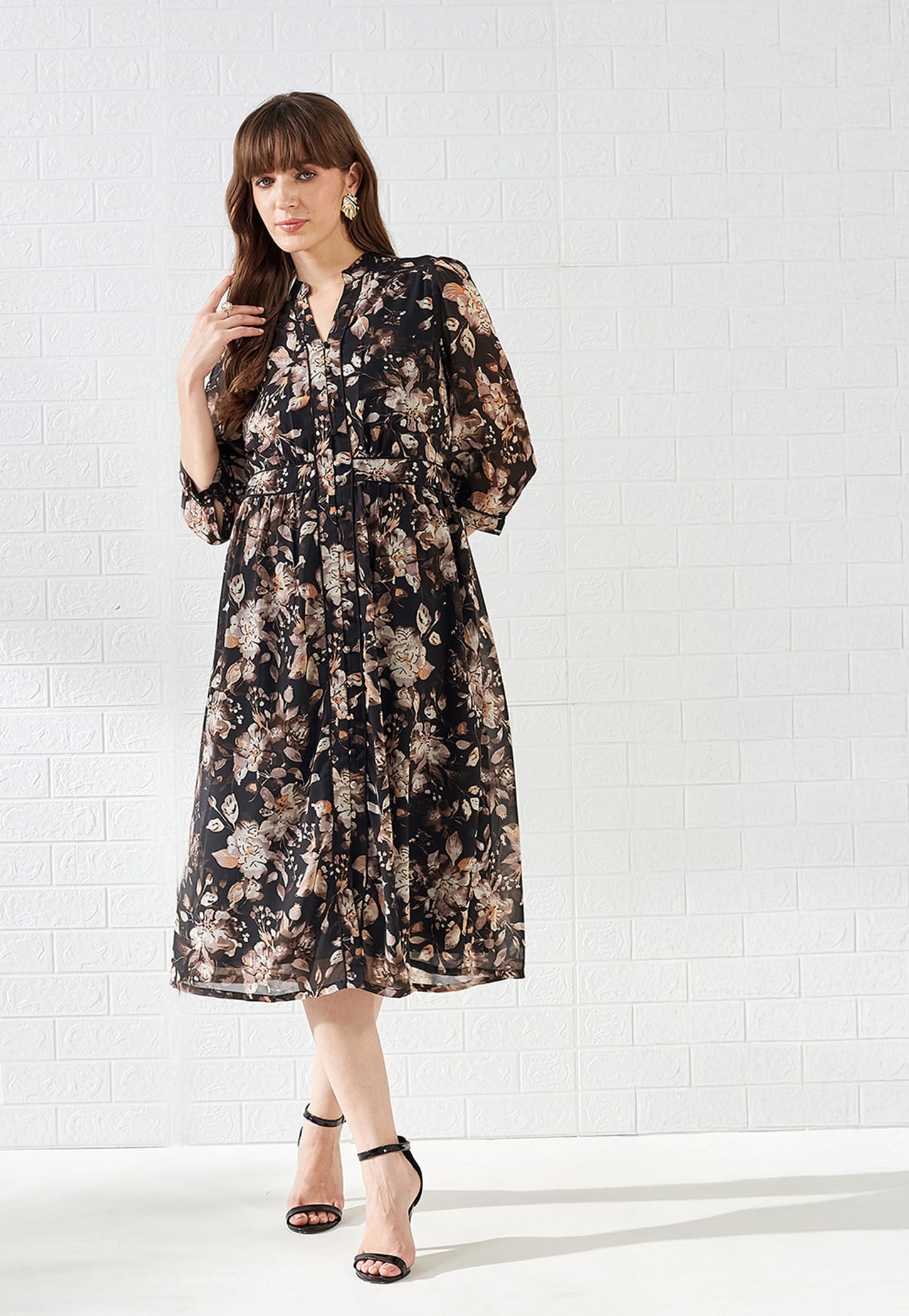 LATIN QUARTERS Floral Print A-line Dress-picture-30