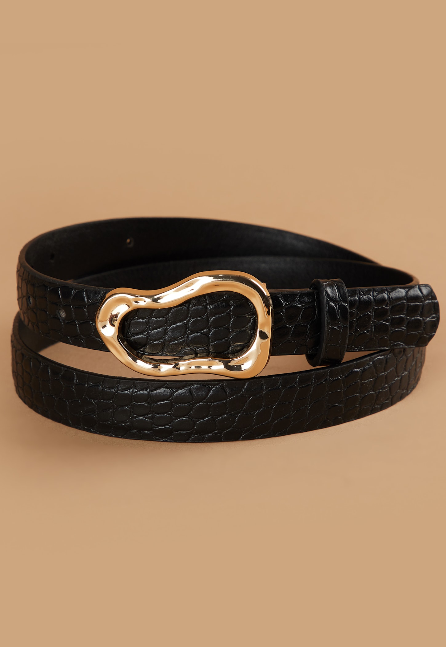 GINGER Croc Embossed Belt-picture-24