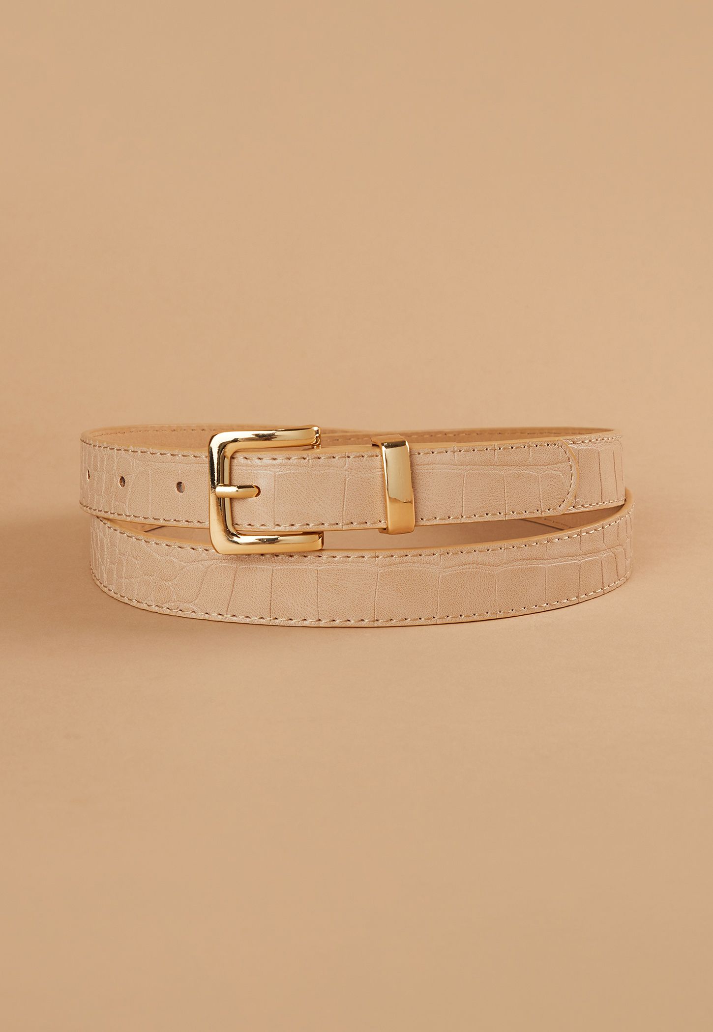 GINGER Croc Embossed Belt-picture-22