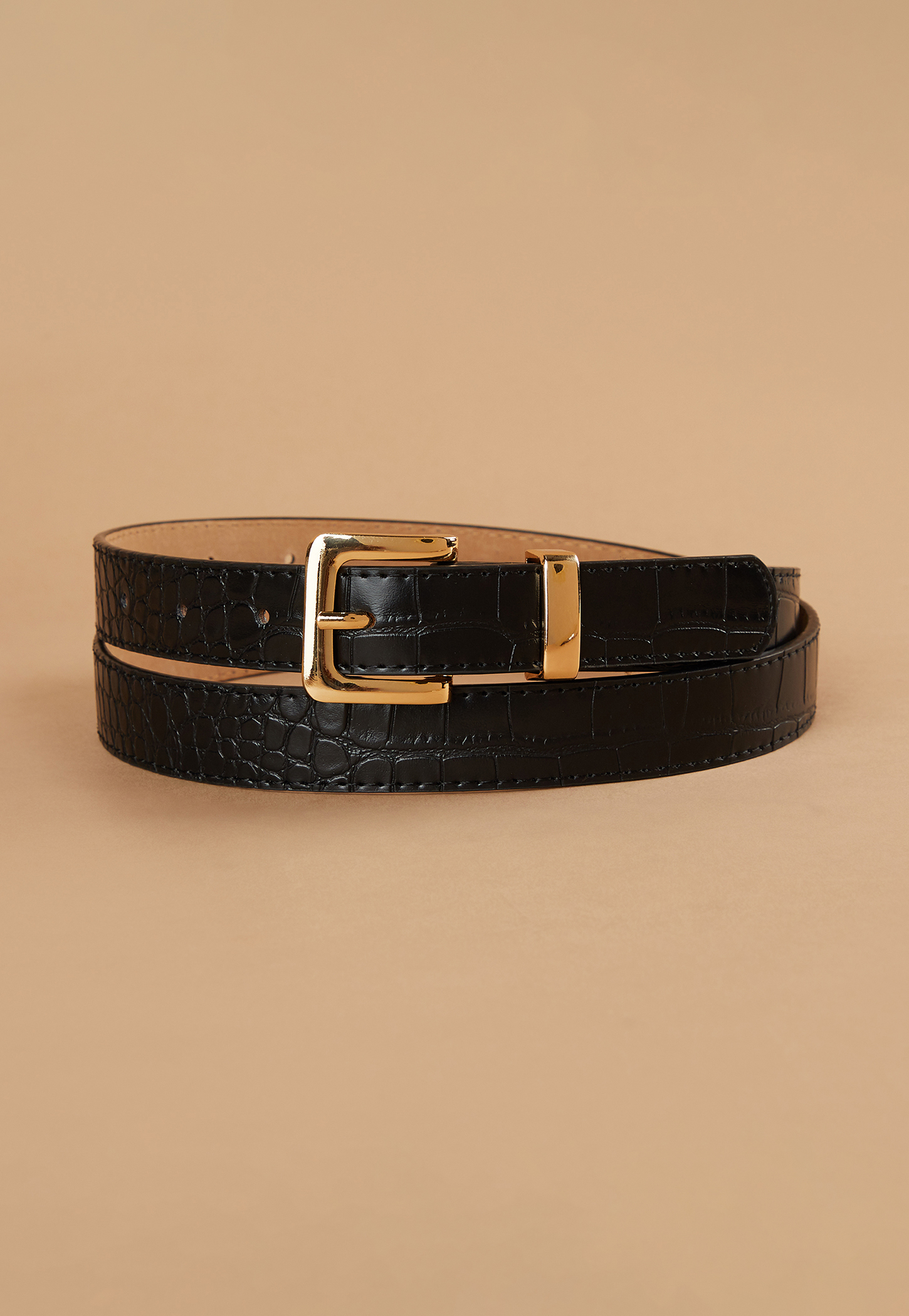 GINGER Croc Embossed Belt-picture-23