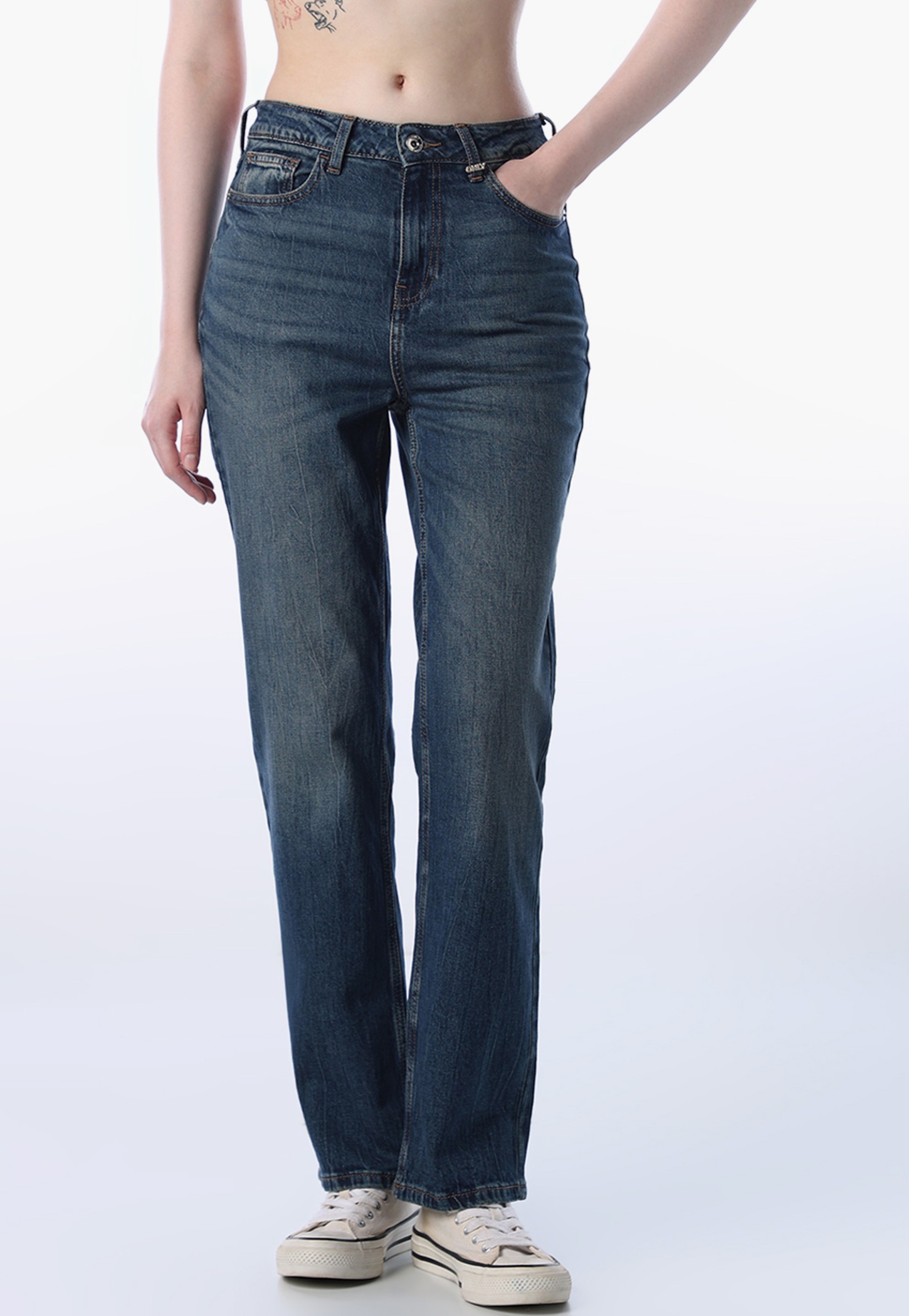 ONLY Solid Straight Fit Jeans-picture-34