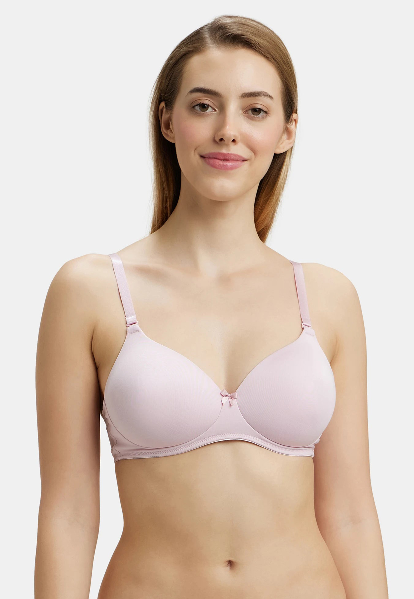 JOCKEY Solid Padded Non-Wired Balconette Bra-picture-23