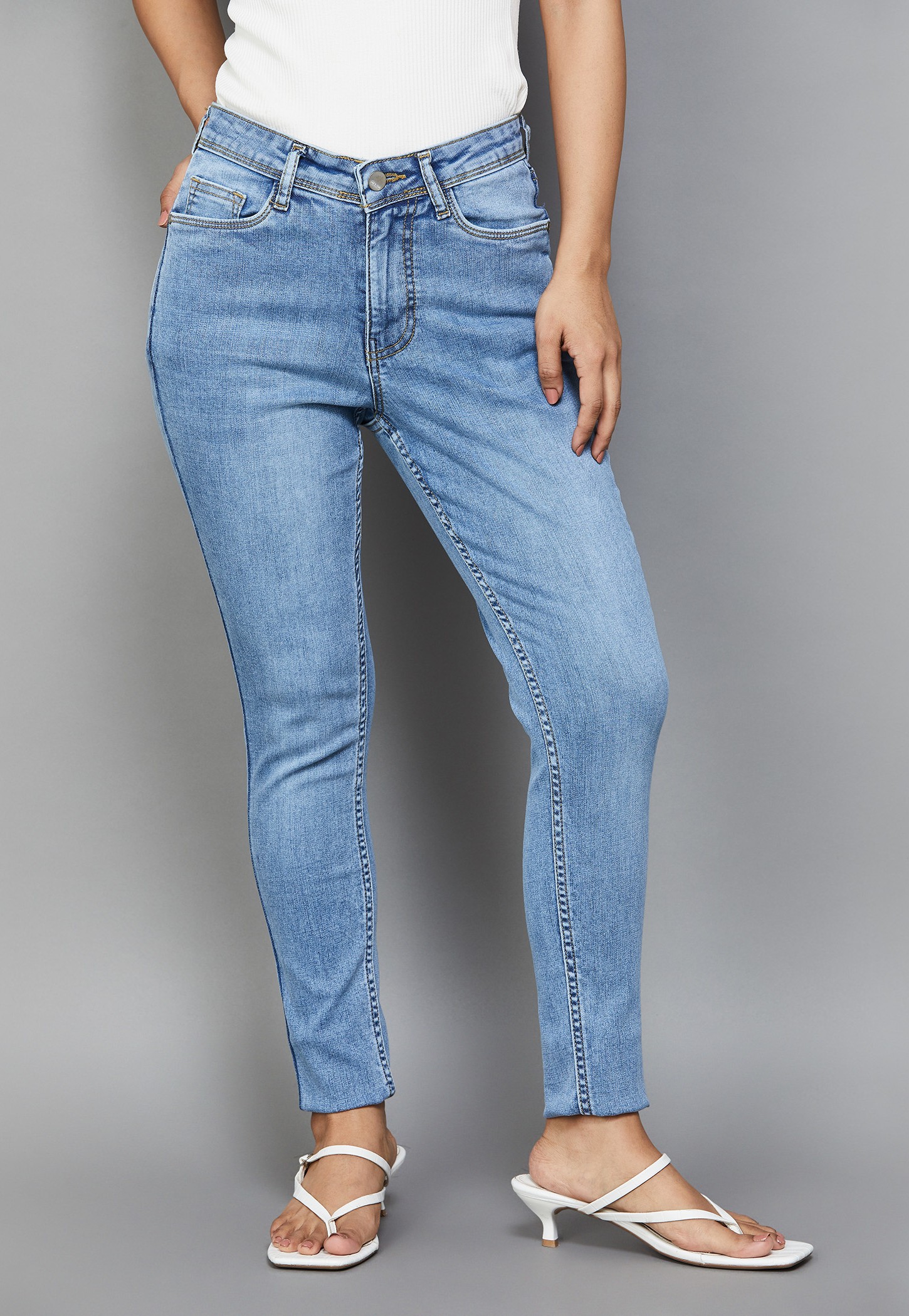 KRAUS Washed Skinny Fit Jeans-picture-10