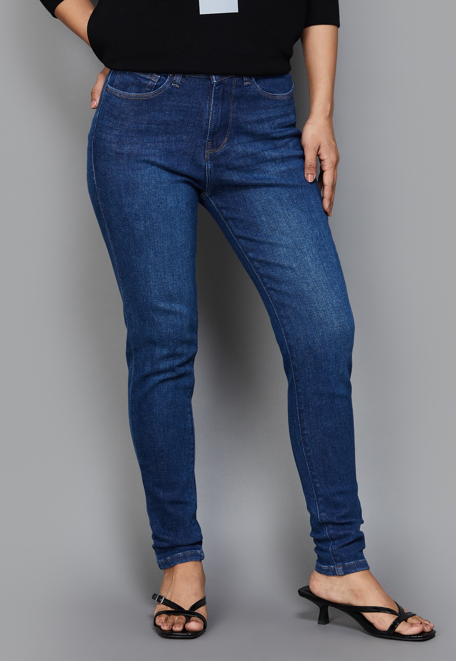 XPOSE Washed Slim Fit Jeans-picture-35