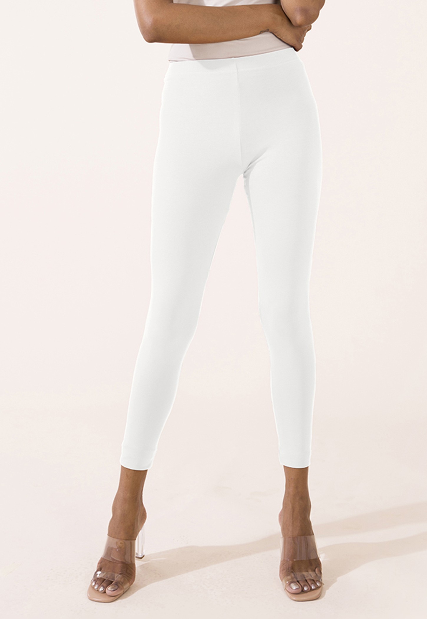 GO COLORS Solid Design Leggings-picture-26