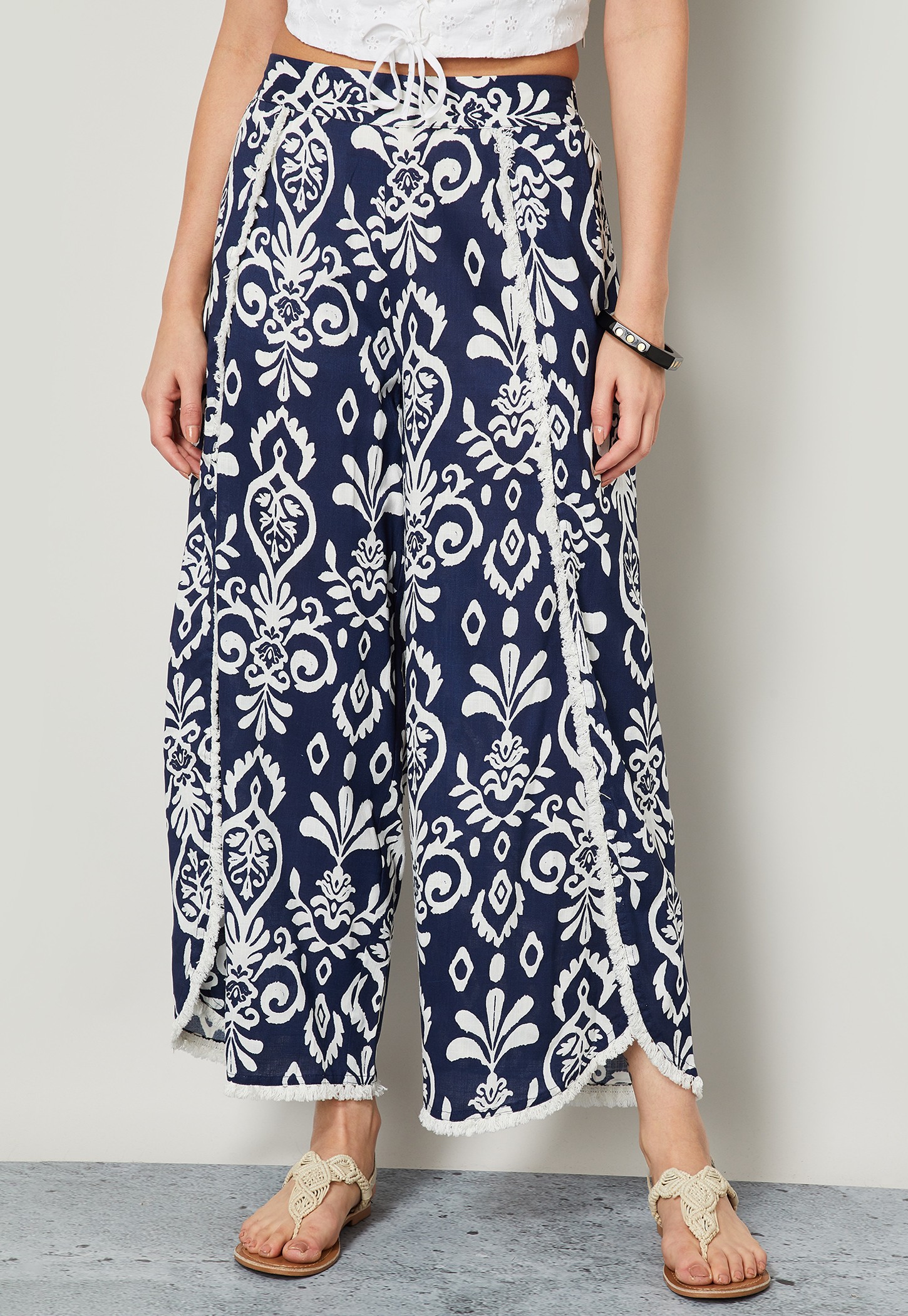 COLOUR ME Printed Straight Pants-picture-35