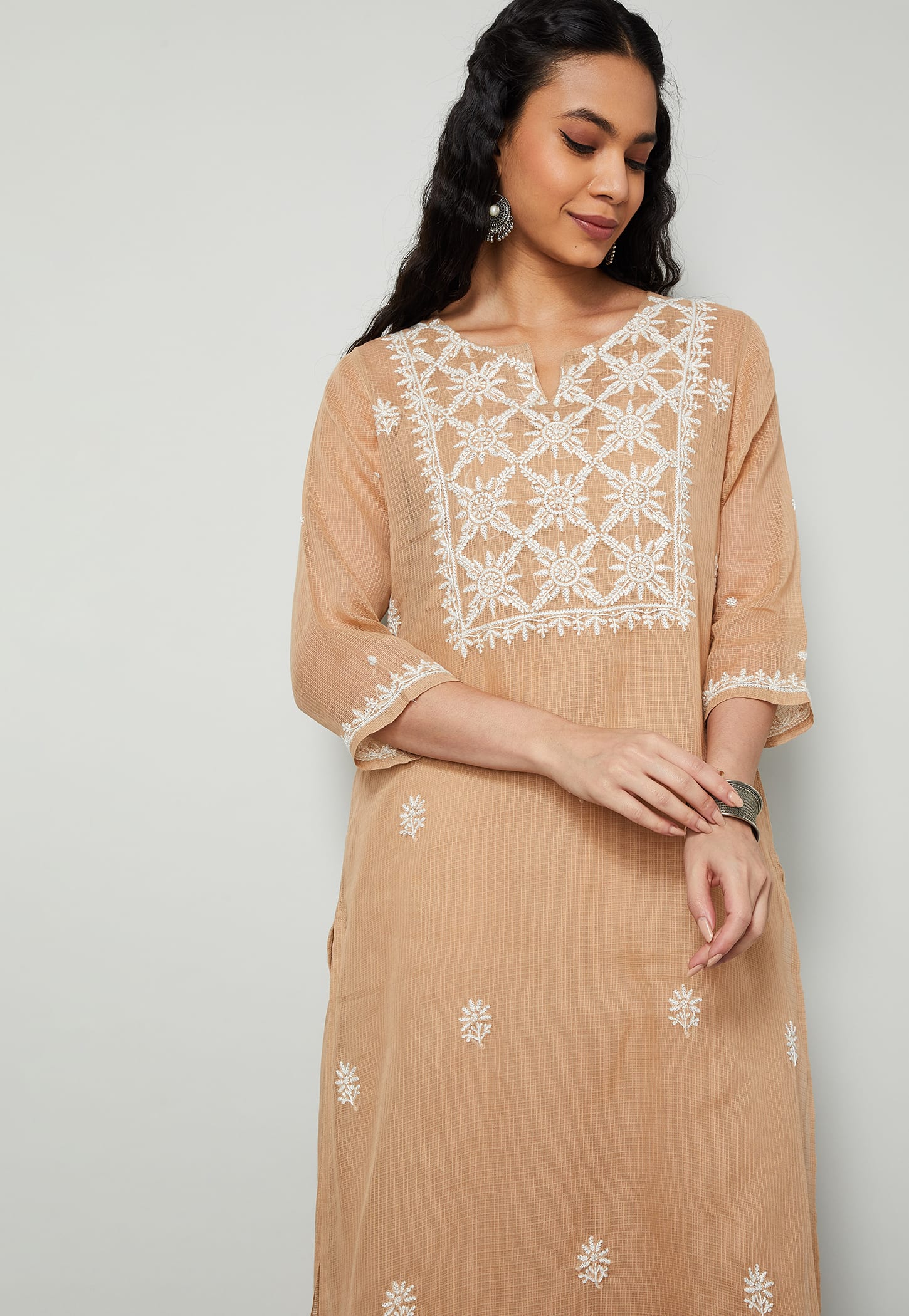 MELANGE Embroidered Straight Kurta-picture-33
