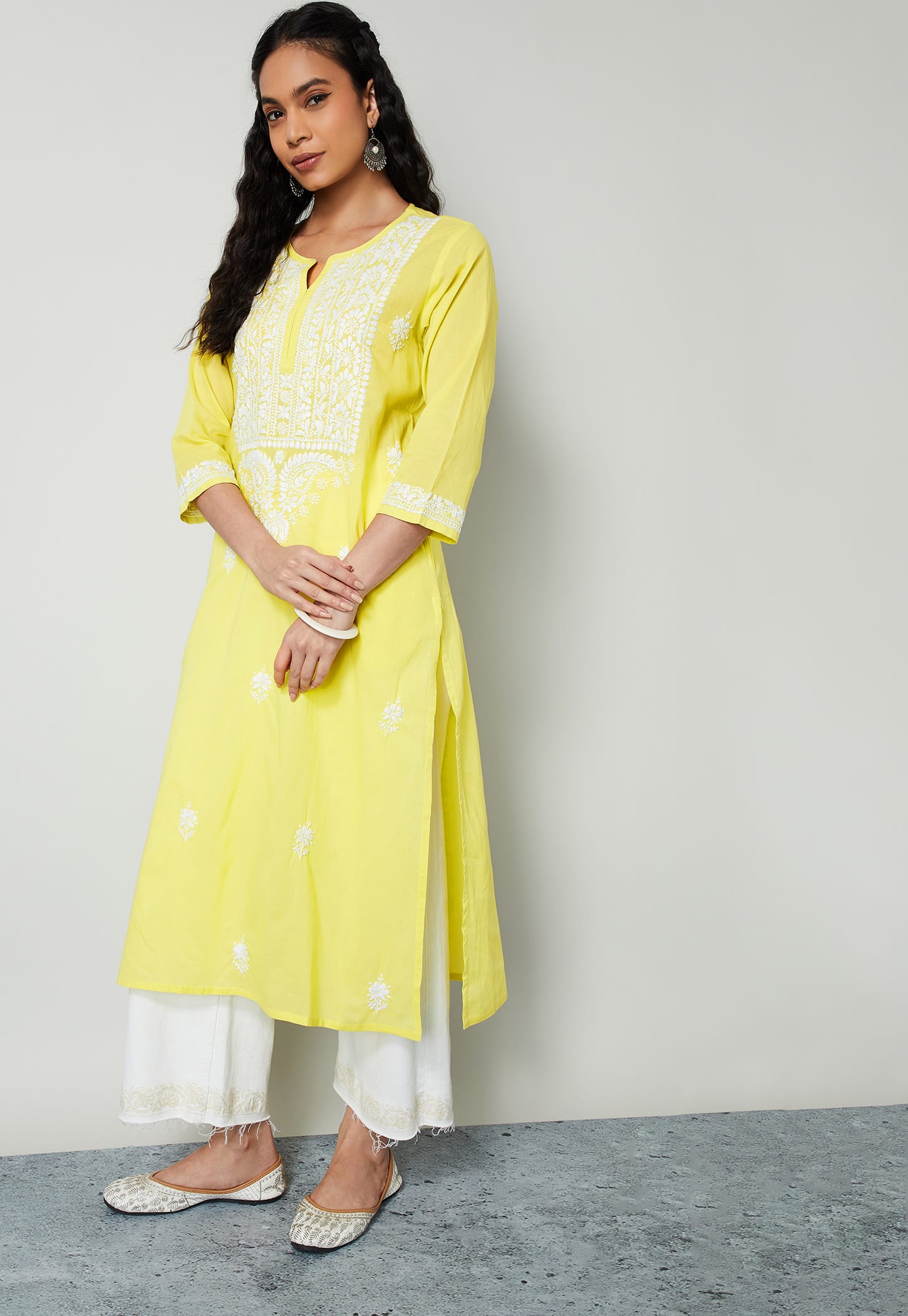 MELANGE Embroidered Straight Kurta-picture-47